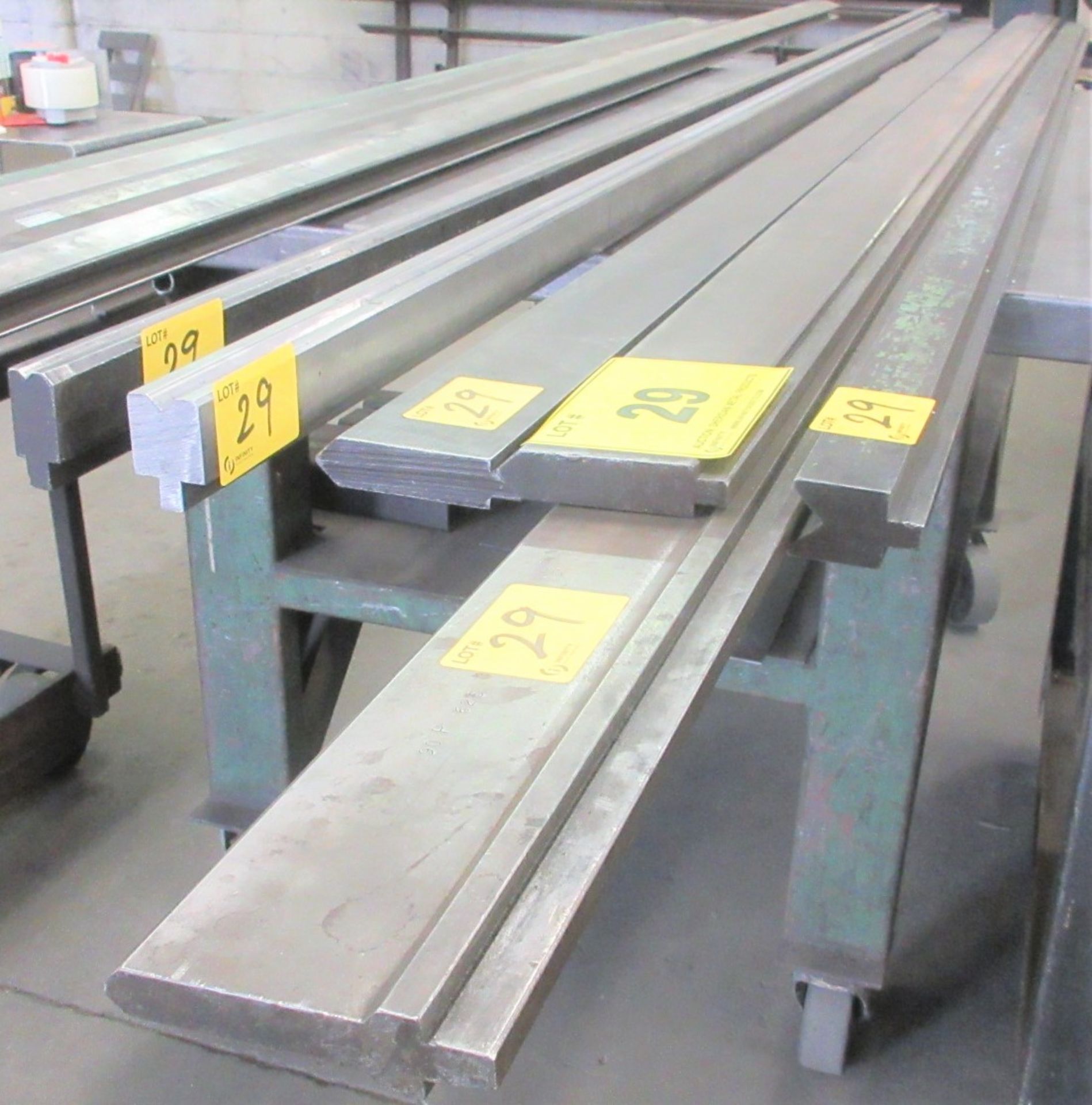 LOT OF (6) PRESS BRAKE DIES ((3) 10'L - 10-1/2'L BOTTOMS, (1) 12'L TOP, (2) 10'L TOPS) - Image 2 of 4