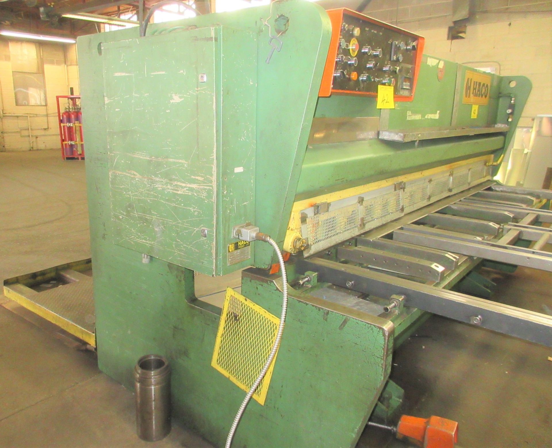 HACO HSC 306R SHEAR, 10’ X ¼” CAP., SQUARING ARM, SUPPORT ARMS, FRONT OPERATED POWER BACK GAUGE, S/N - Image 21 of 21