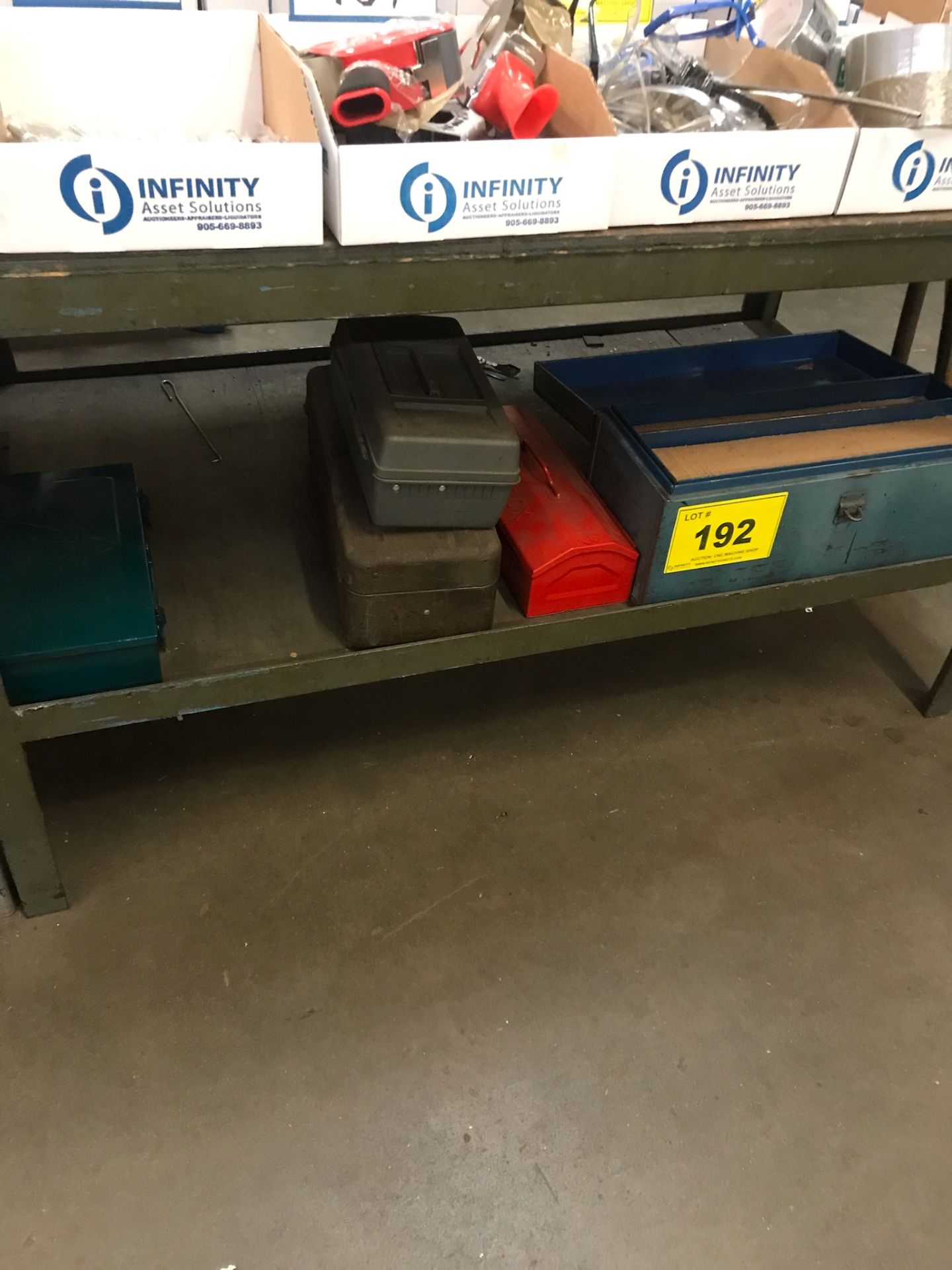LOT OF TOOLBOXES
