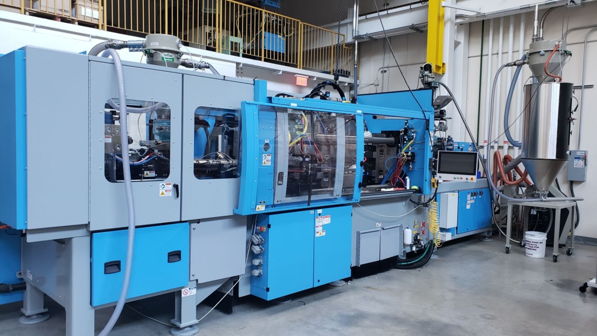 2019 NIIGON NPET 150LL CUBE HORIZONTAL INJECTION MOLDING MACHINE, S/N 1066, 560MM X 560MM TIE BAR