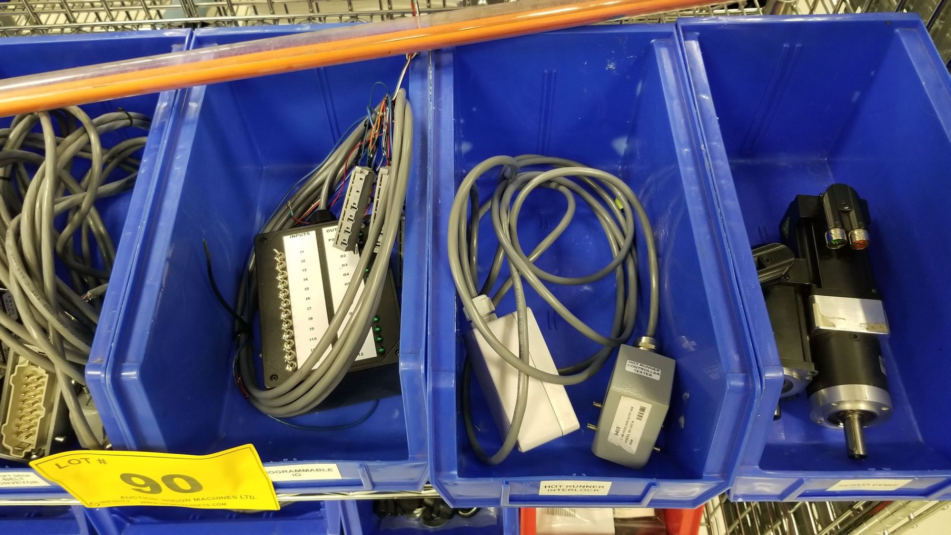 LOT - CONTENTS OF RACK, CONNECTORS, TESTERS, INERLOCK, SERVO CORE, PANELS, ETC. - (NO RACK) - Image 5 of 10