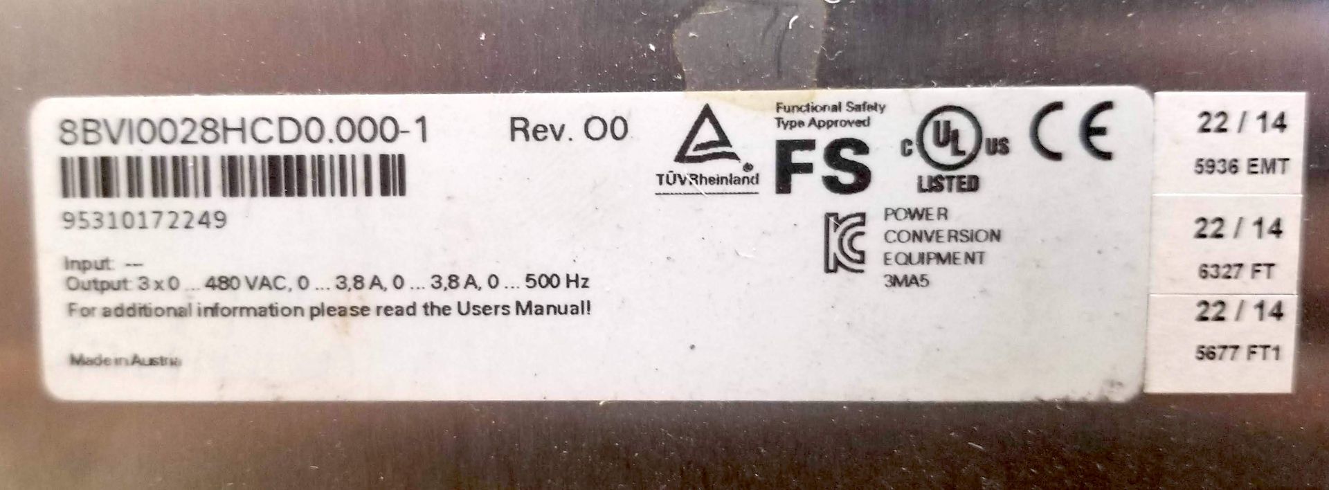 INVERTER UNIT DOUBLE AXIS - Image 4 of 4