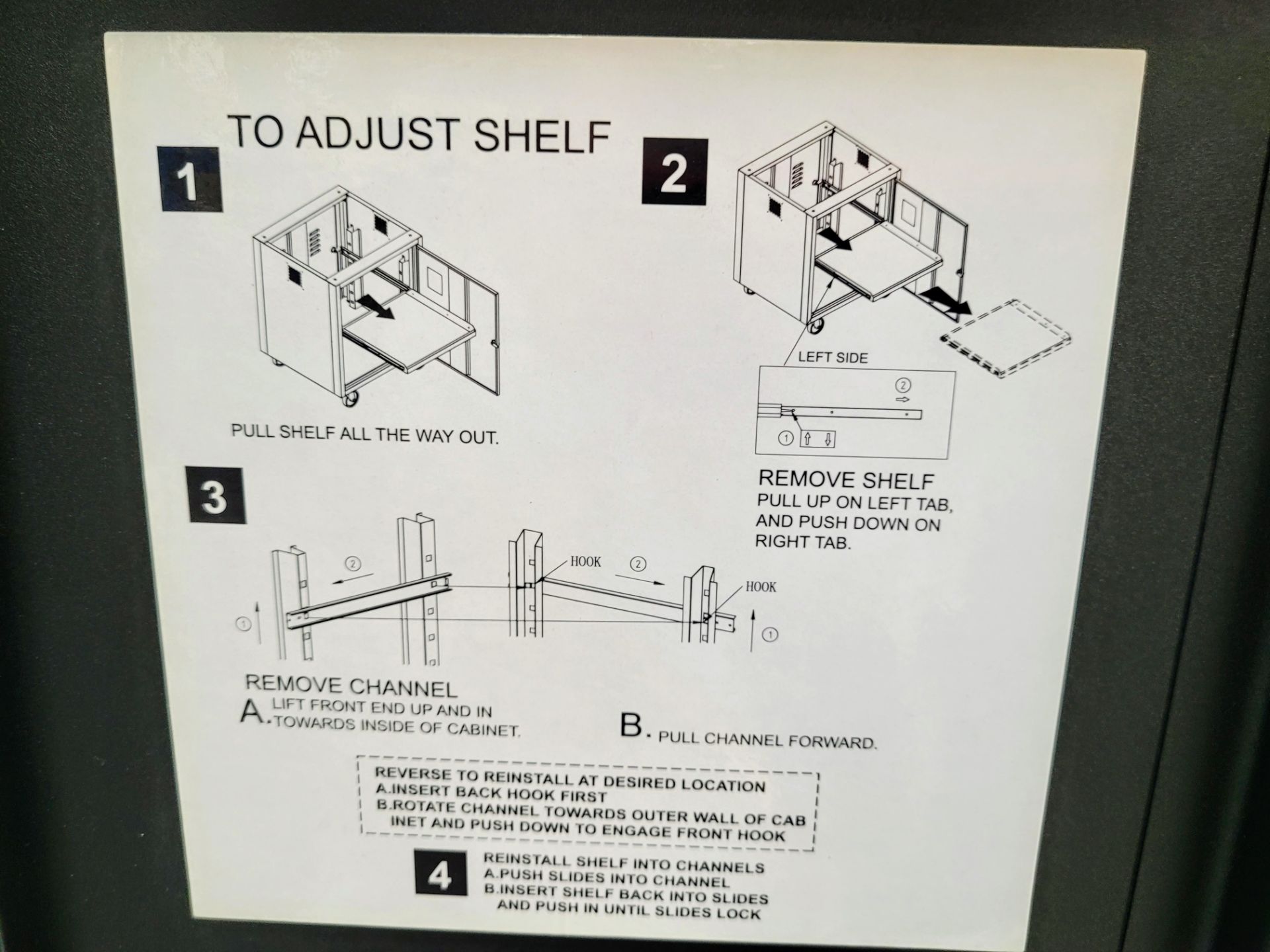 GLOBAL PORTABLE CABINET/WORKSTATION W/CONTENTS - Image 7 of 7