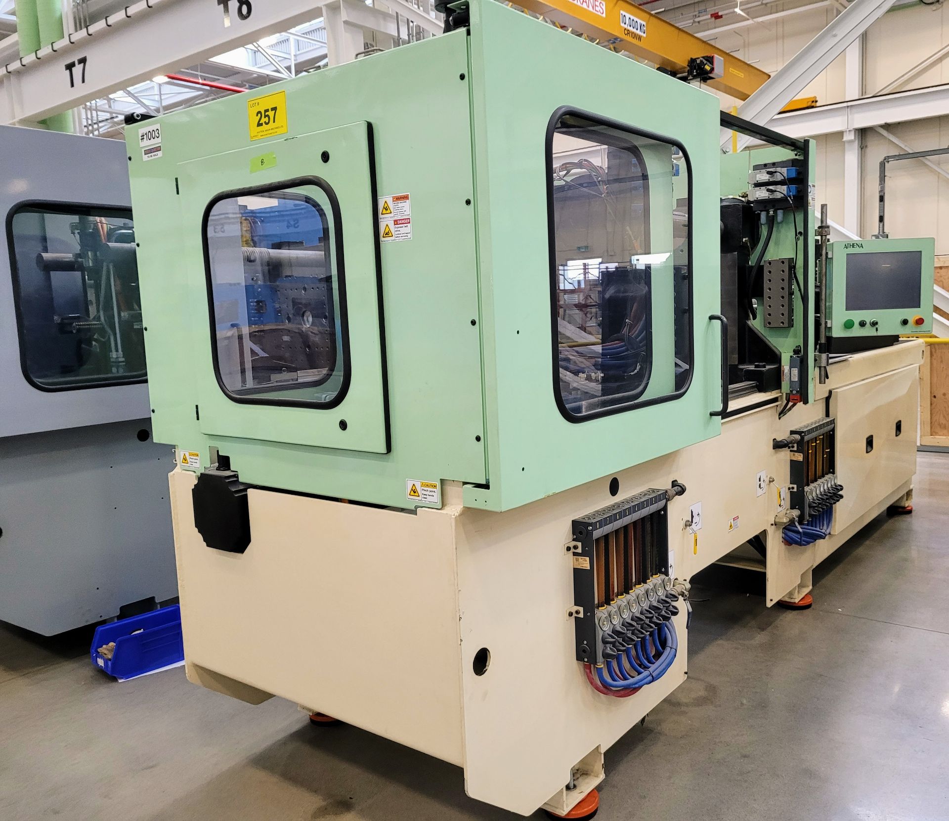 2012 NIIGON A150 HORIZONTAL INJECTION MOLDING MACHINE, 170 TON CAPACITY, S/N 1003, 560MM X 560MM TIE - Image 3 of 18