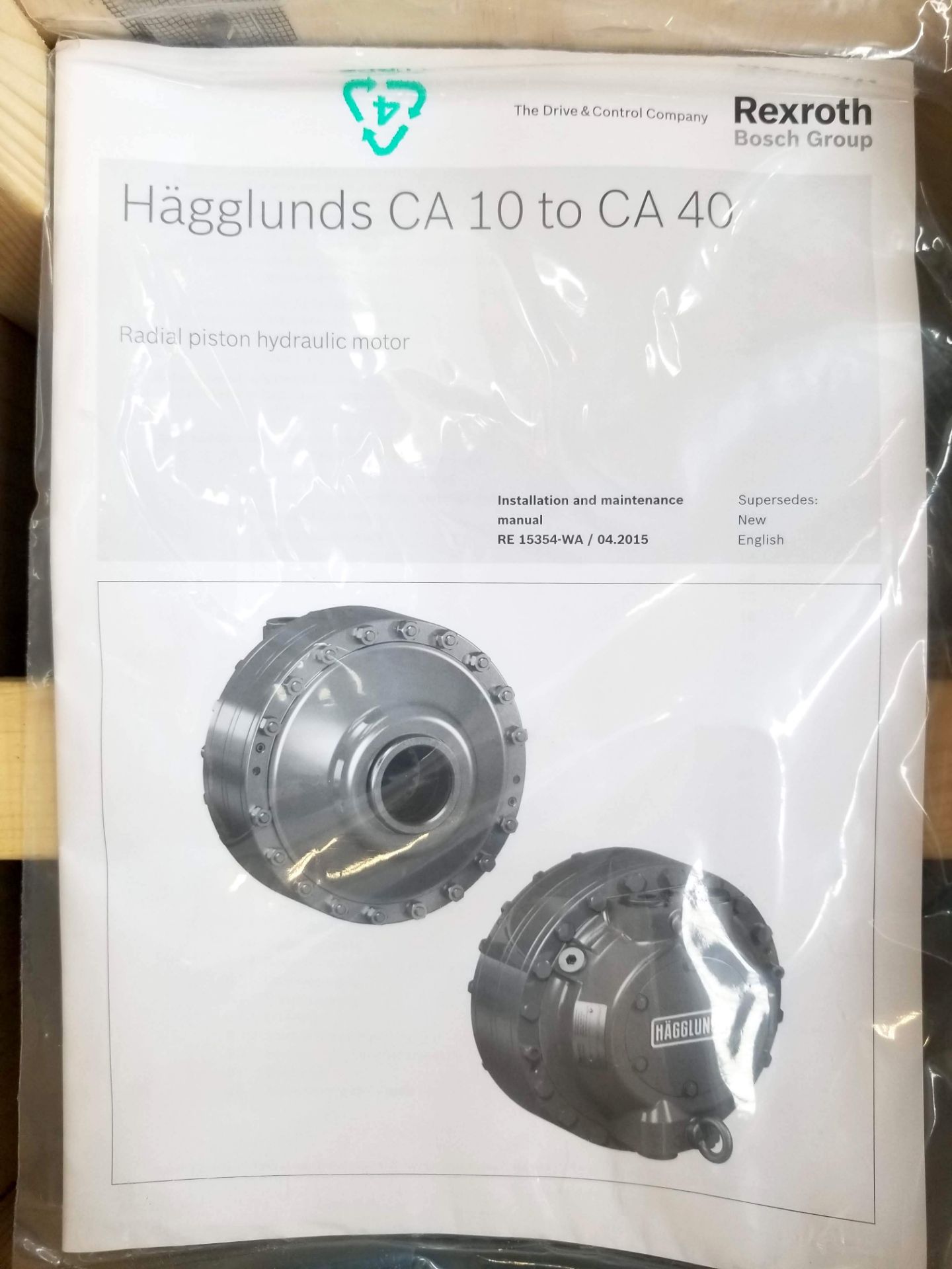 HAGGLUNDS CAB 10-12.5 RADIAL PISTON MOTOR - Image 2 of 3