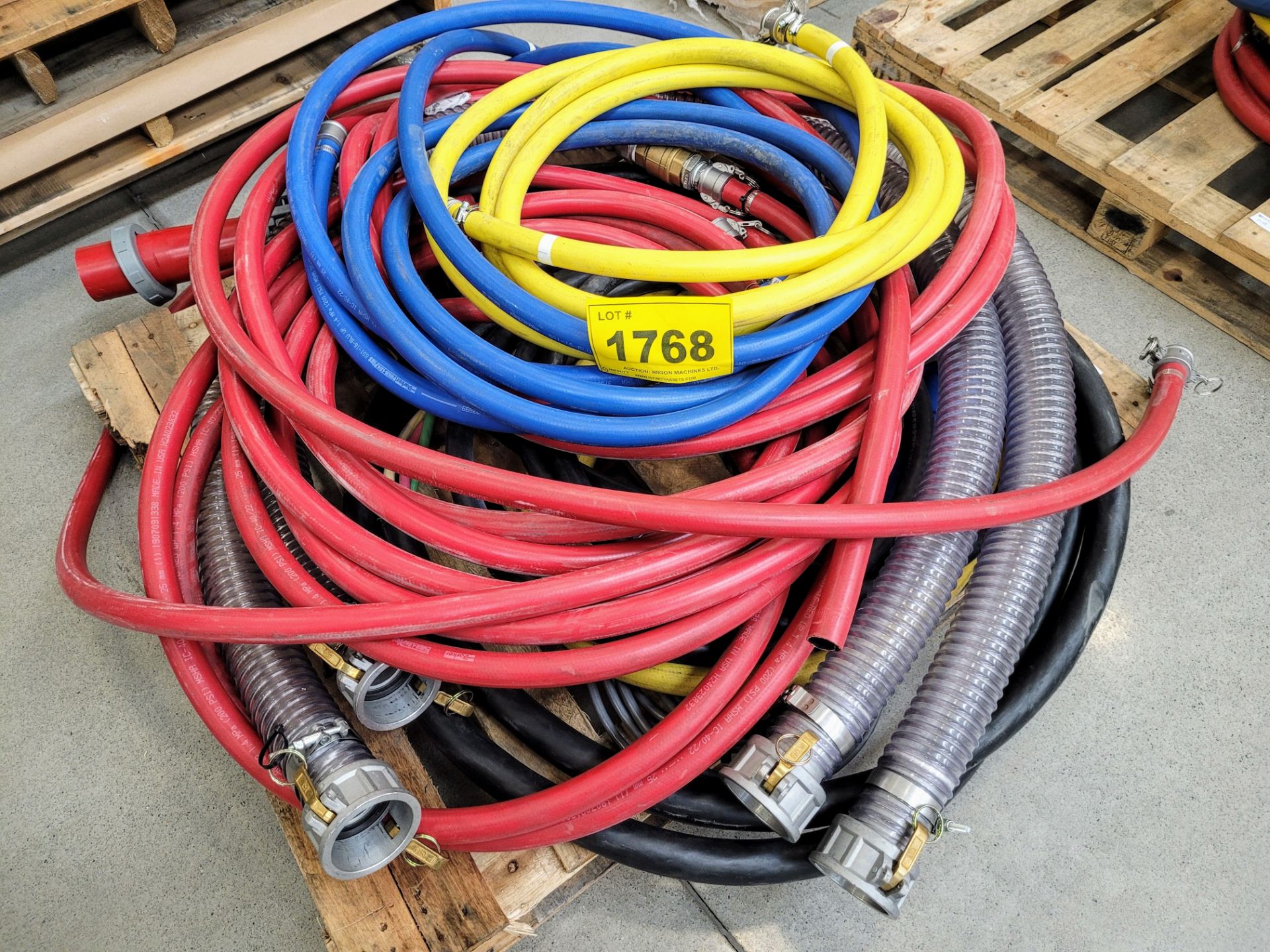 LOT - POWER CABLES, PARKER PUSH-LOK PLUS HOSE