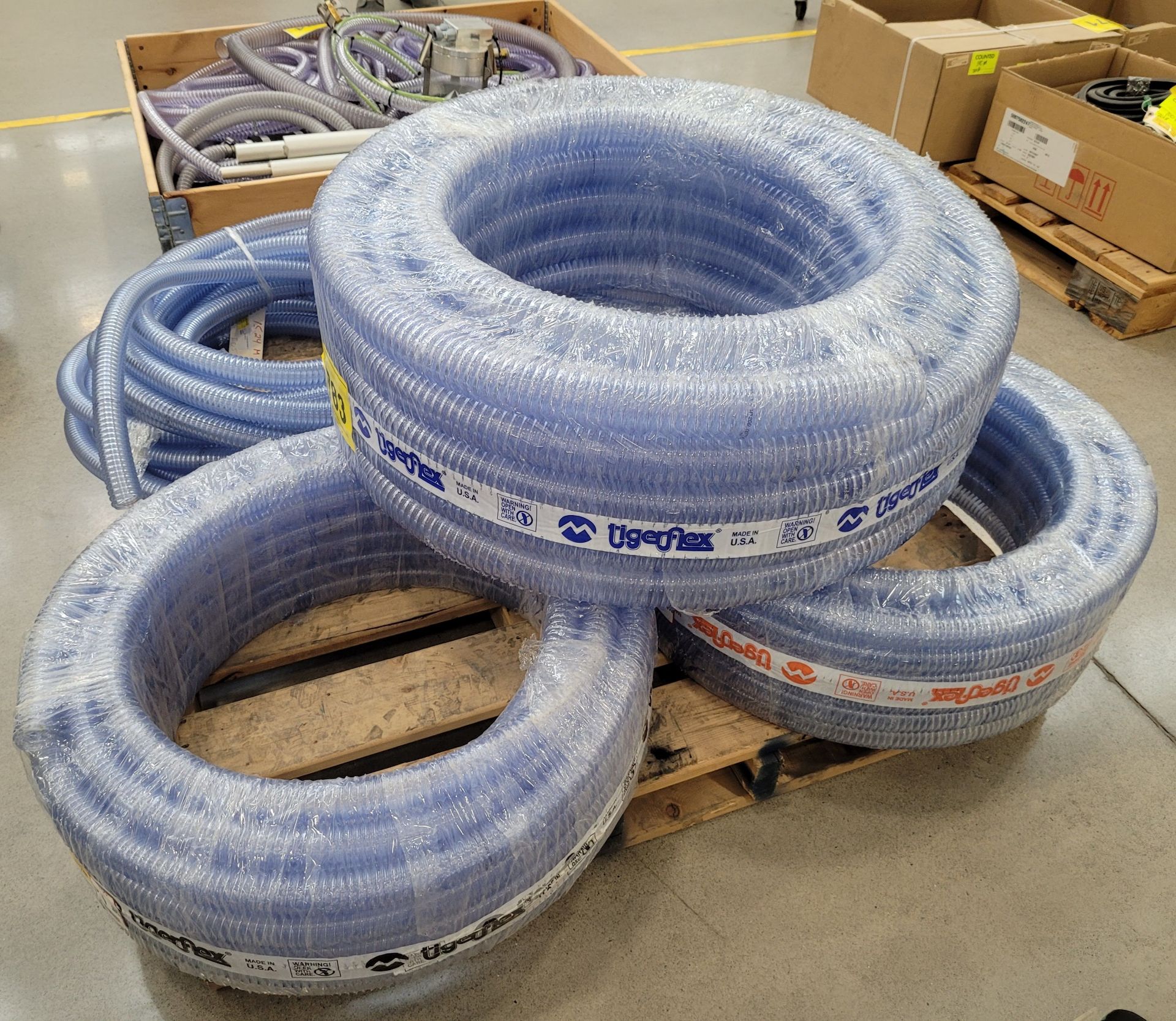 LOT - TIGERFLEX PVC VACUUM HOSE (ASSORTED SIZES) - Image 2 of 3