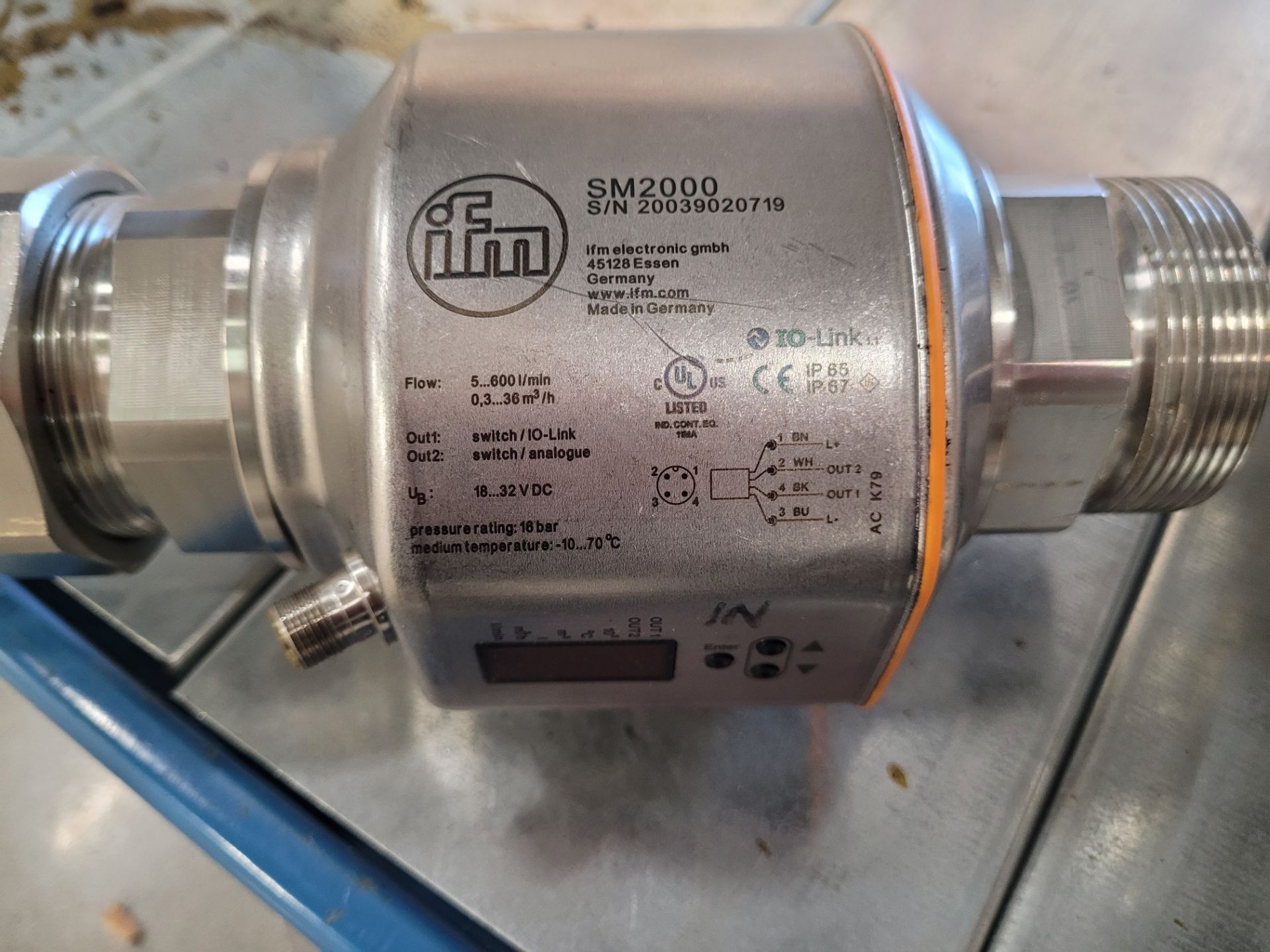 IFM SM2000 WATER FLOW VALVES - Image 2 of 4