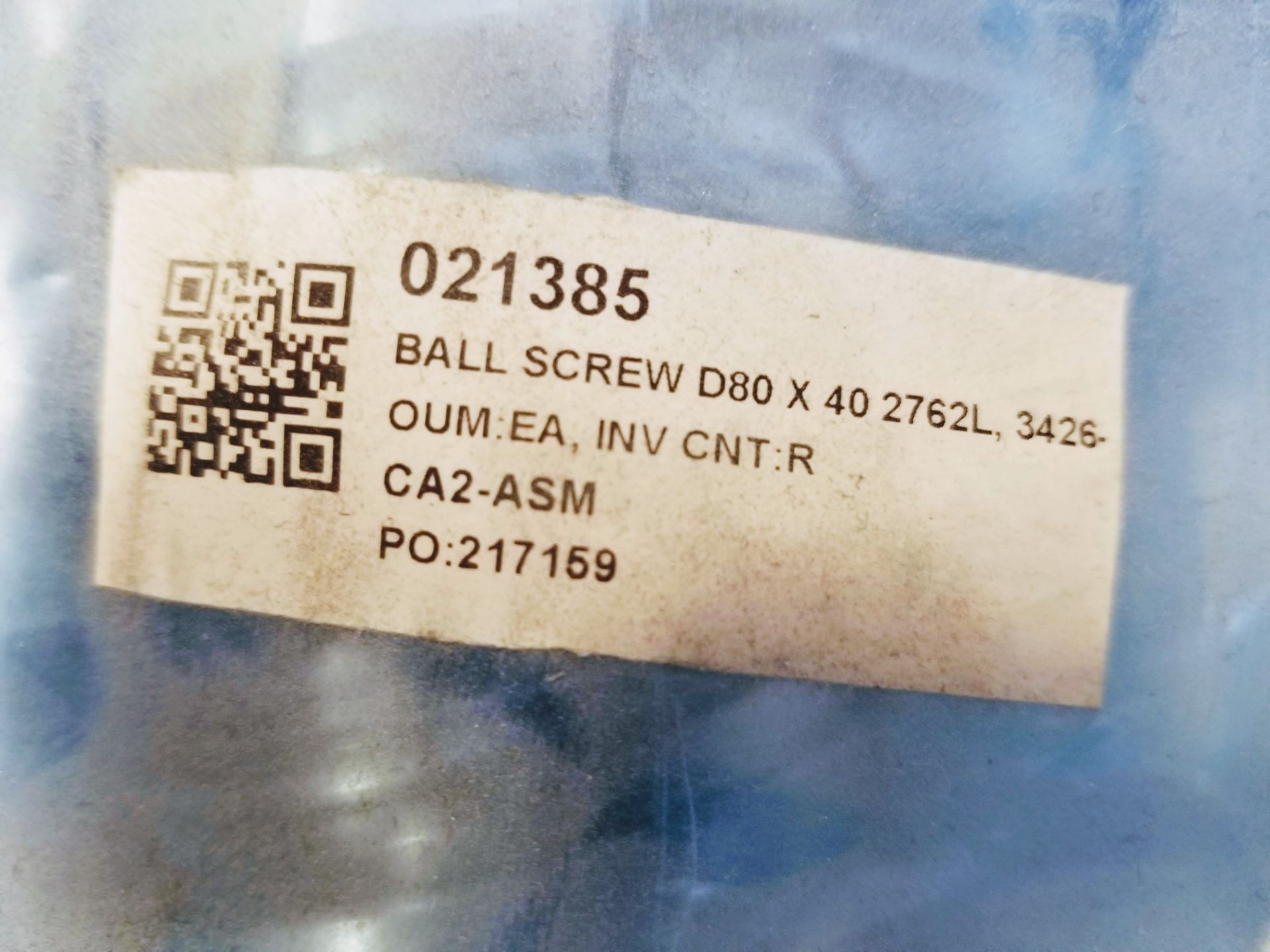 LOT - BALL SCREW D80 X 40 2762L, 3426-40.80.11.8 (4 PCS) - Image 3 of 3