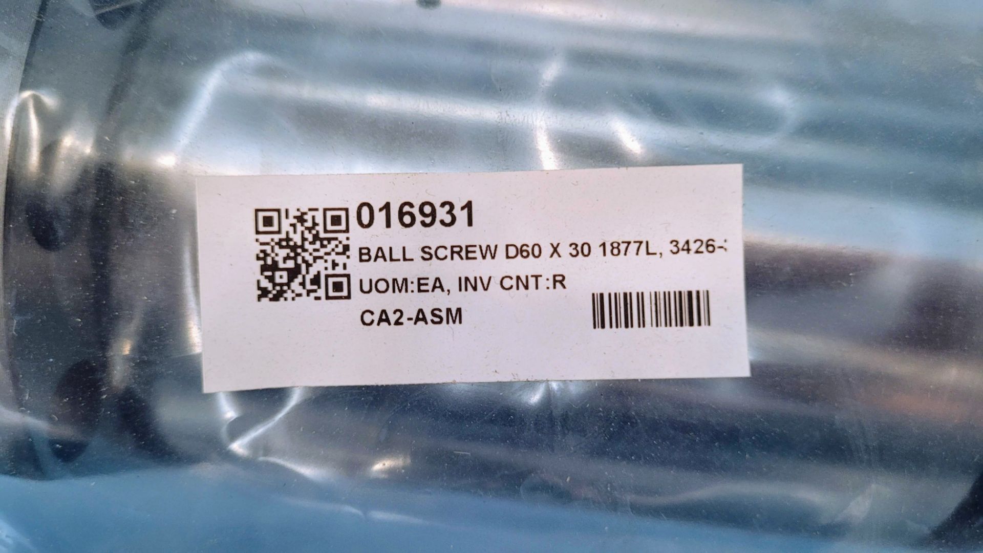 LOT - (4) BALL SCREW D80 X 40 2762L, 3426-40.80.11.8 - Image 2 of 2