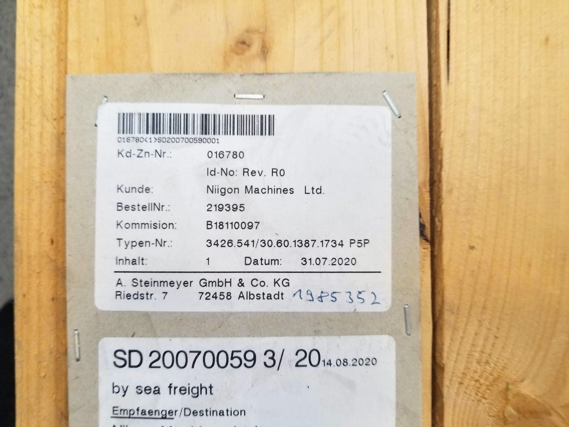 BALL SCREW D60 X 30 1734L, 3426-30.60.9.8 - Image 2 of 4