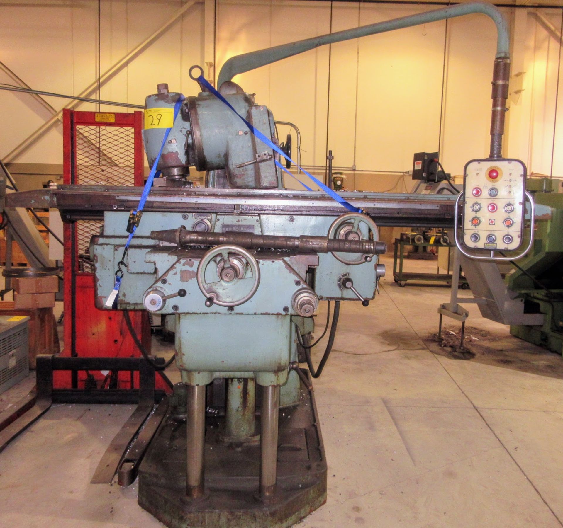 TOS FA5BH MILLING MACHINE, S/N 25928, 20HP, ARBOUR SUPPORTS, 18” X 80” TABLE - Image 2 of 16