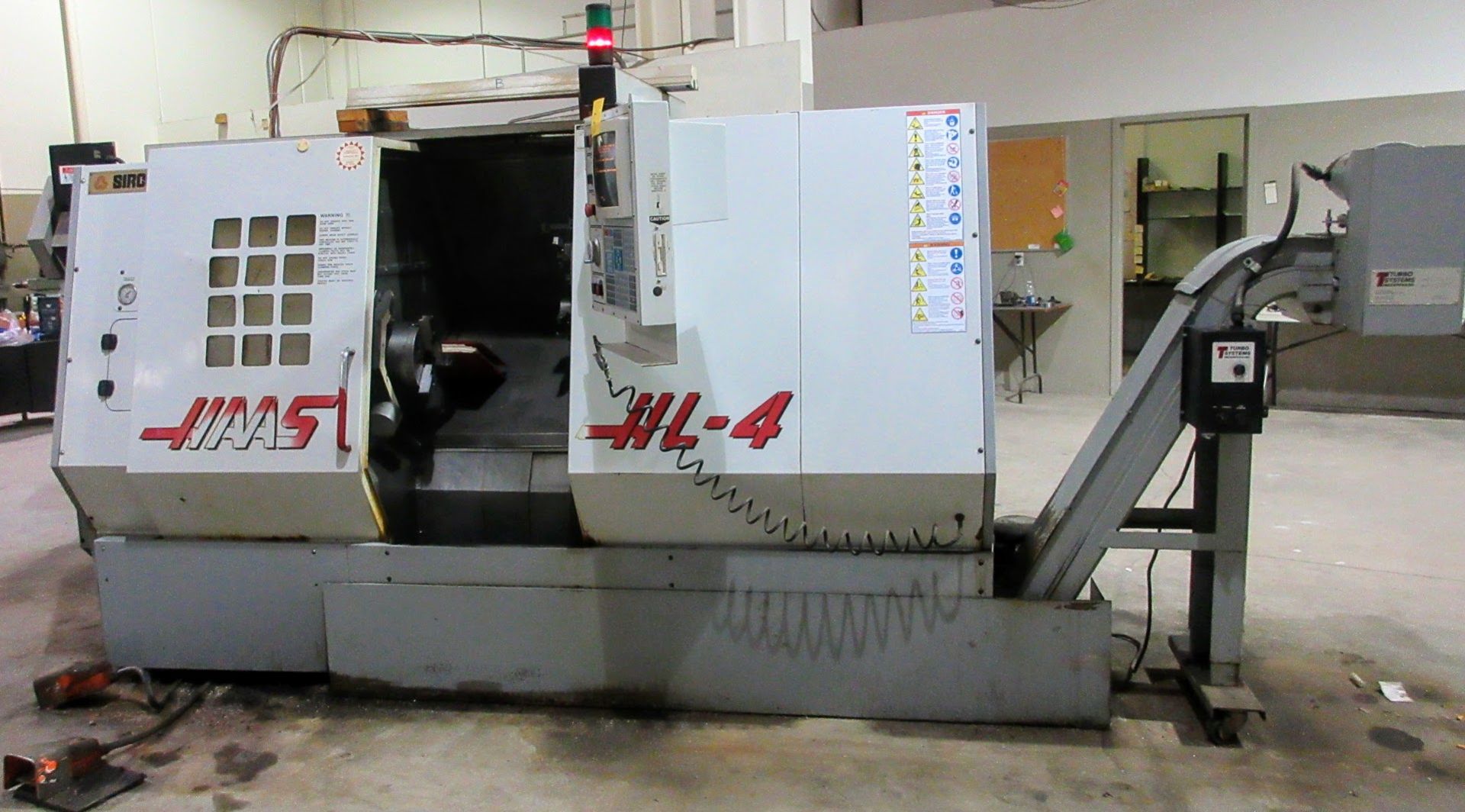 HAAS HL4 CNC LATHE, S/N 61664, CNC CONTROL, 10” 3-JAW CHUCK, TOOL PRESETTER, 12-STATION TURRET, - Image 14 of 21