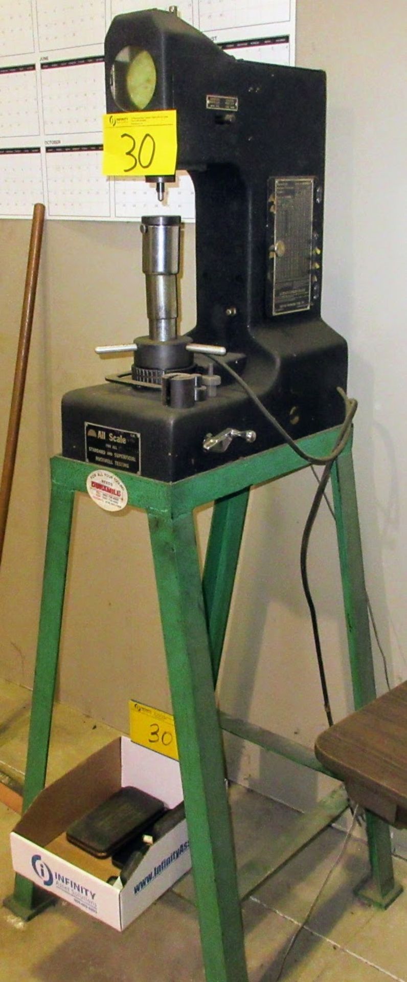 ROCKWELL 855A HARDNESS TESTER - Image 2 of 9