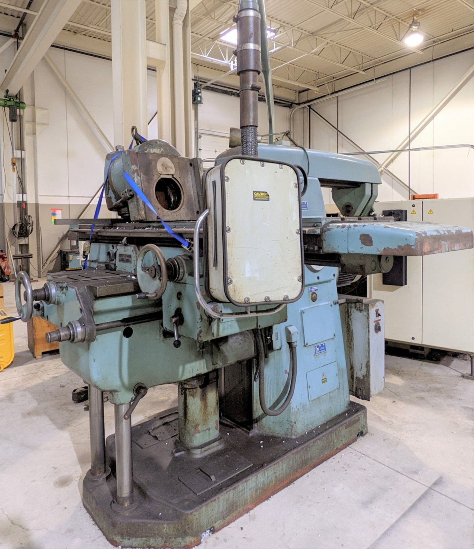 TOS FA5BH MILLING MACHINE, S/N 25928, 20HP, ARBOUR SUPPORTS, 18” X 80” TABLE - Image 3 of 16