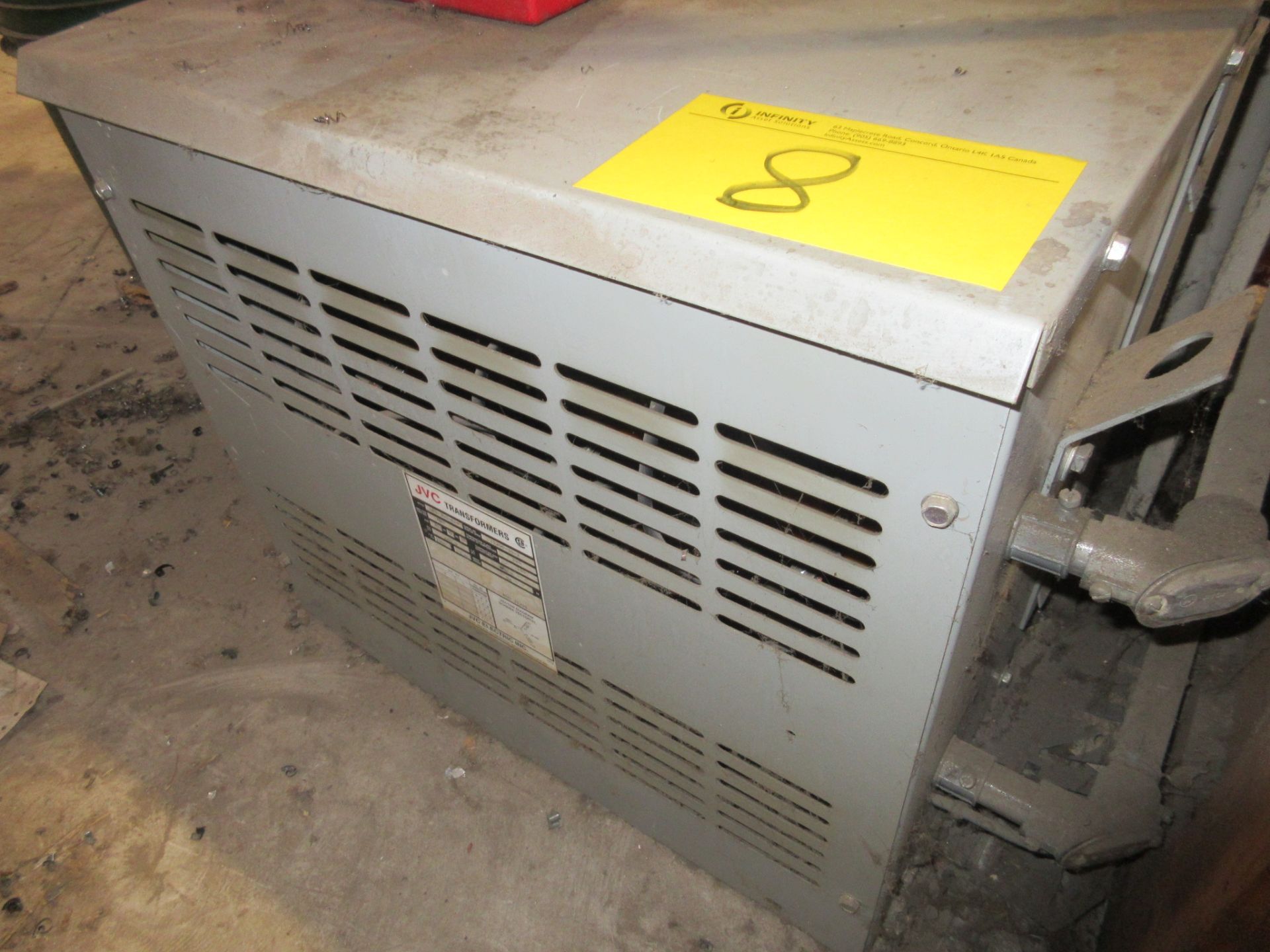 JVC 30KVA TRANSFORMER, 600V TO 208V