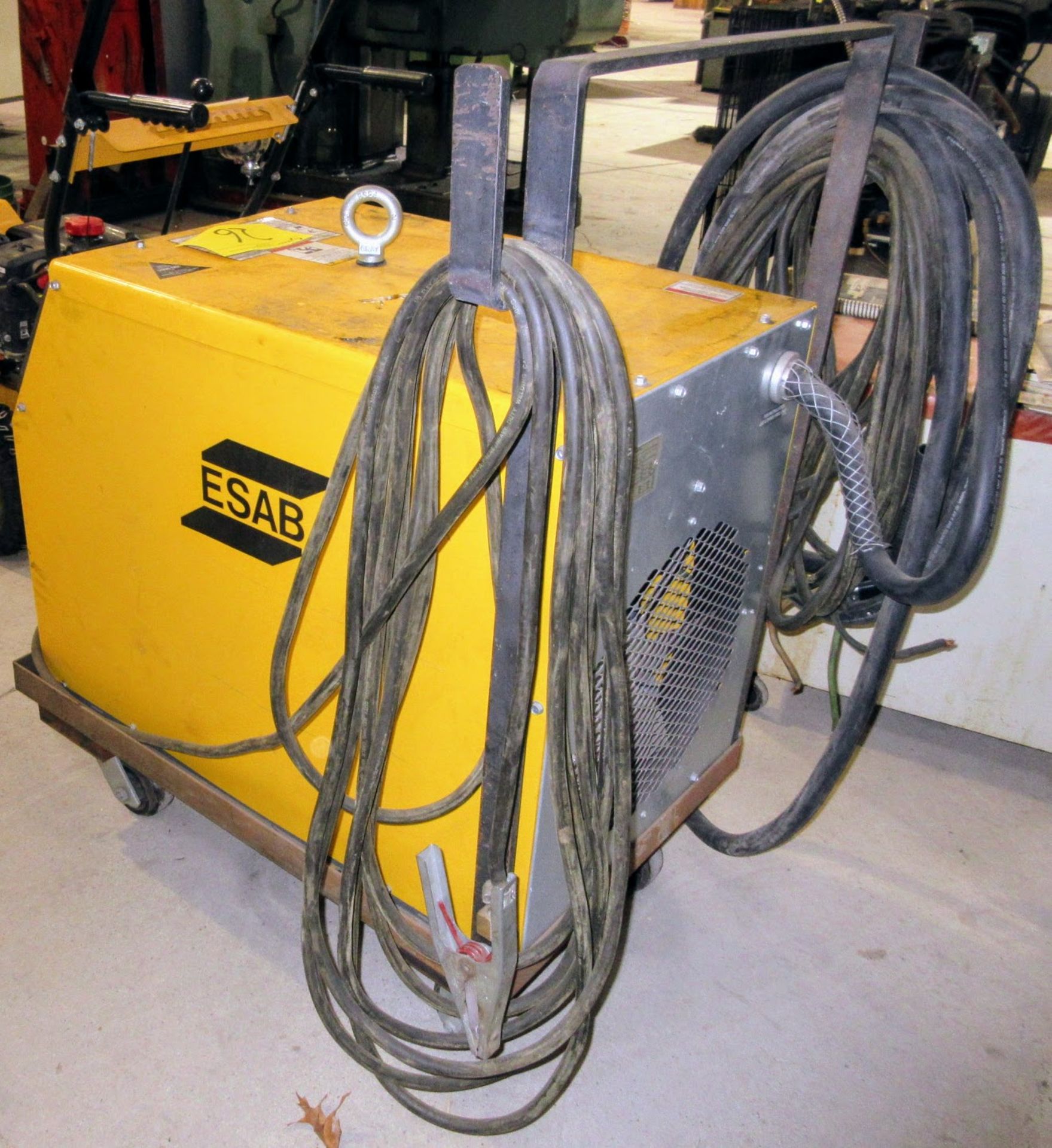 ESAB 653CVCC MIG WELDER W/ CABLES AND CART - Image 3 of 4