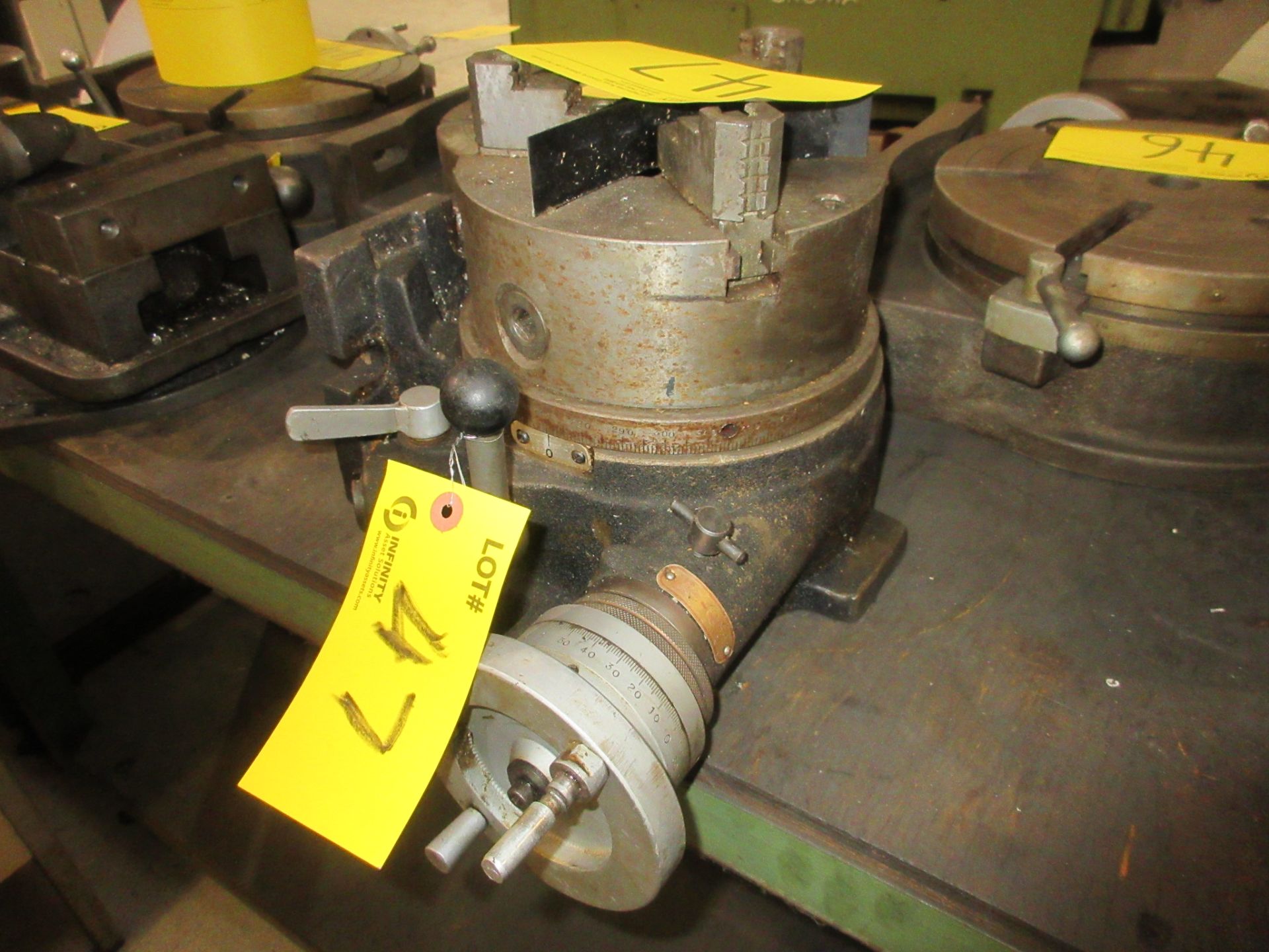 8" ROTARY TABLE W/ 8" 3-JAW CHUCK - Image 2 of 2