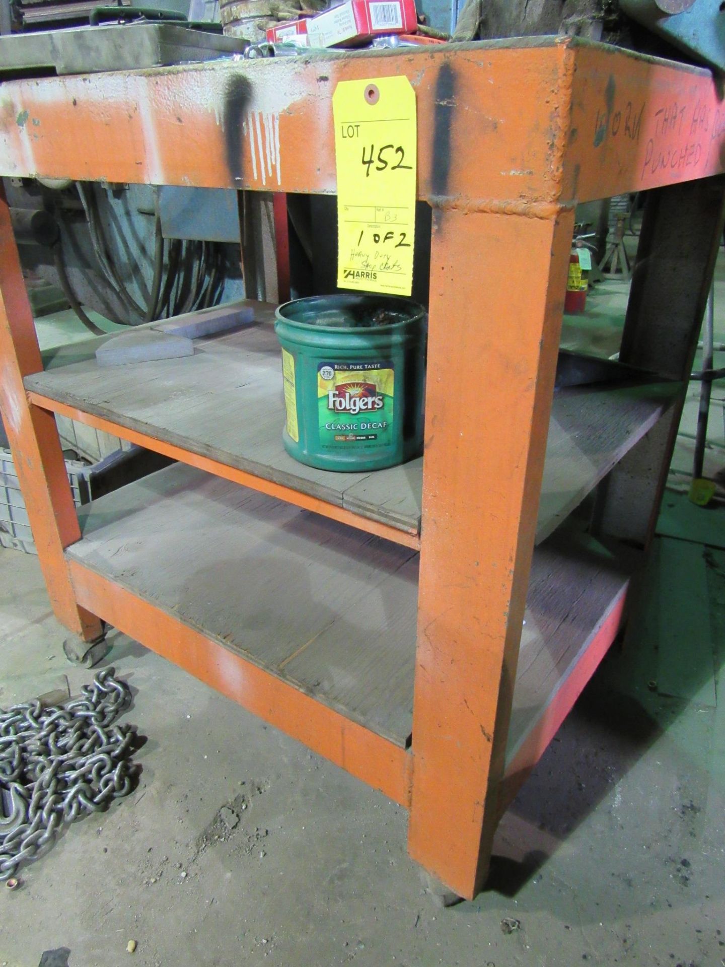 Lot of 2: Heavy Duty Shop Carts - Image 5 of 5
