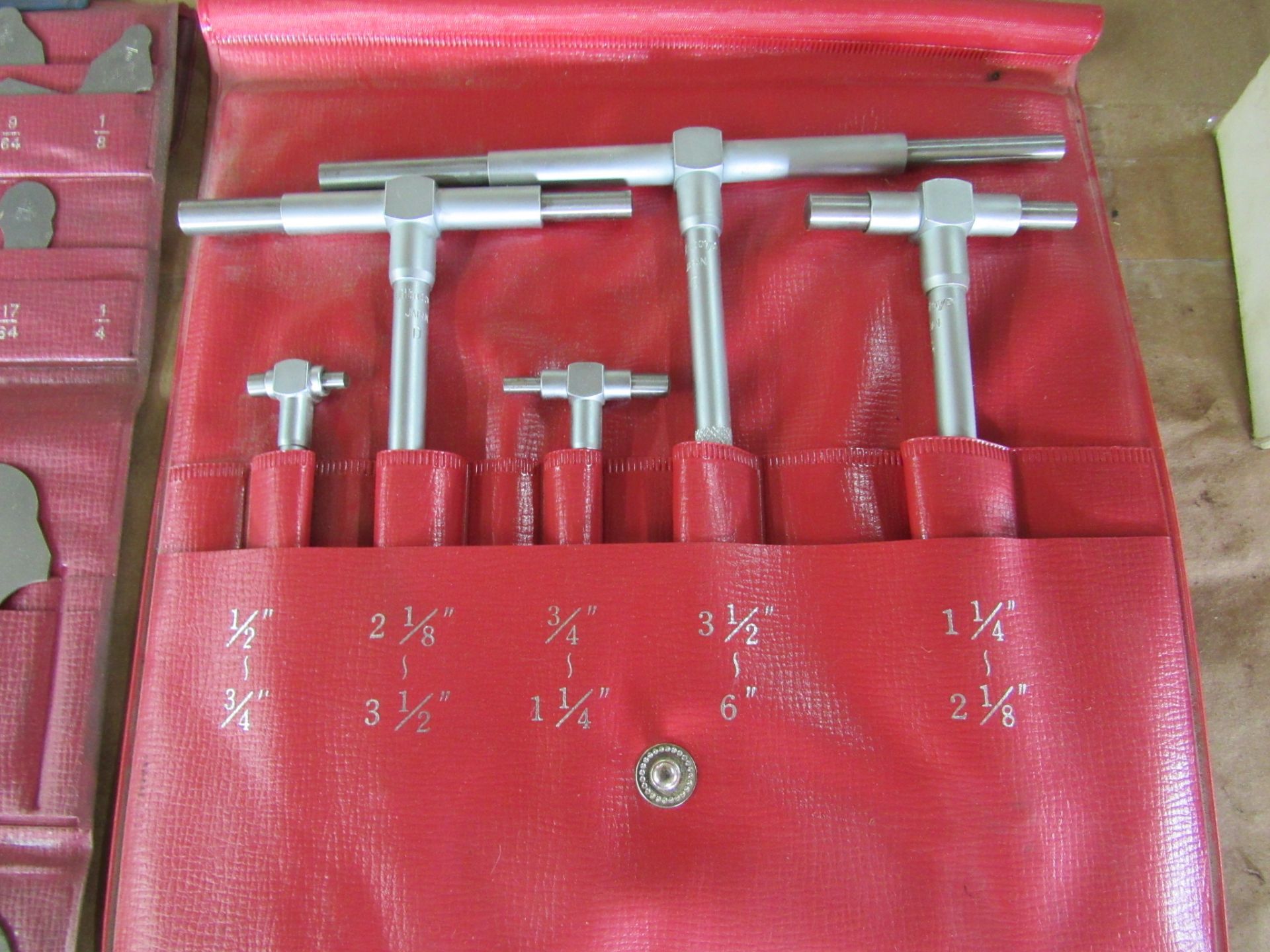 Lot of 3 Gages: Mitutoyo Telescoping Gage Set; (1) Mitutoyo Radius Gage Set; (1) Telescoping Gage - Image 4 of 4