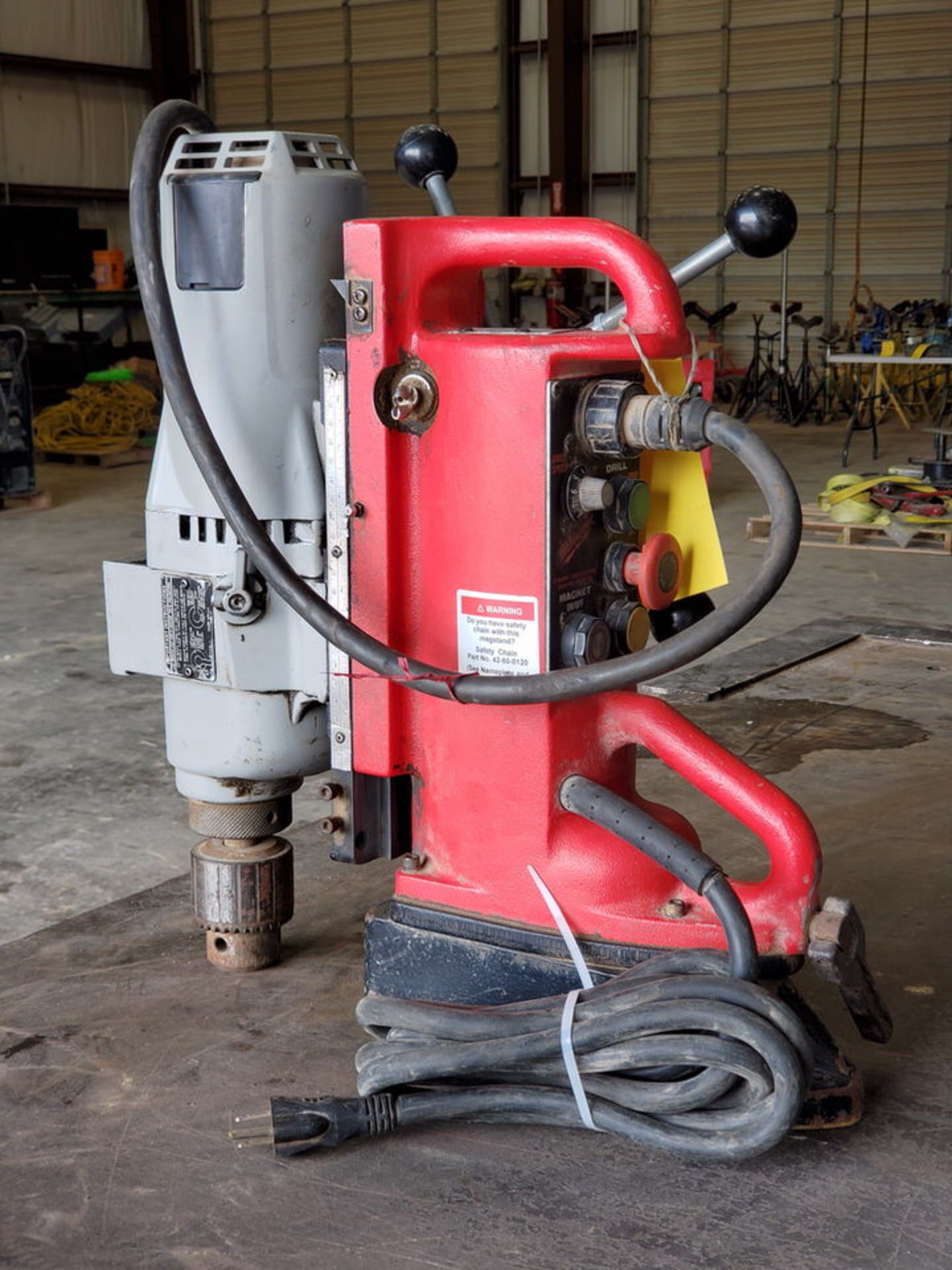 Milwaukee Mag Drill 120V, 12.5A, 60HZ, 250/500RPM - Image 2 of 5