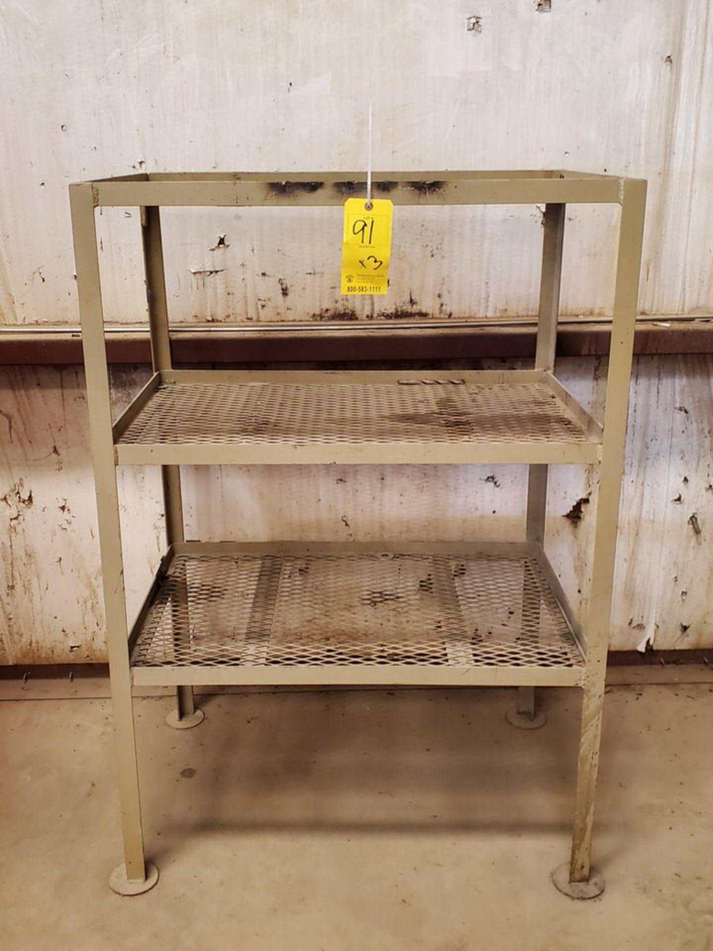 (2) Stl Material Racks (1) 24" x 36" x 55-1/2"; (1) 26" x 48" x 48" - Image 4 of 5