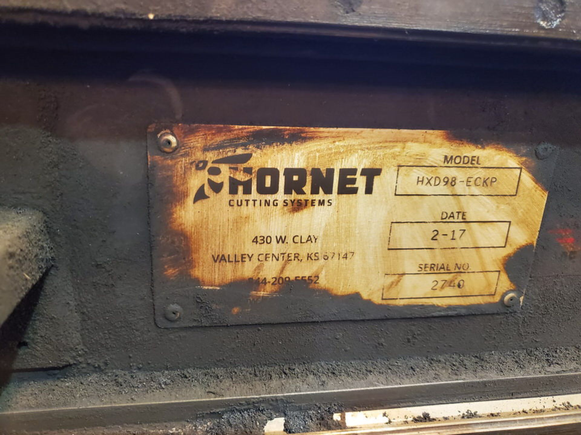 2017 Hornet HXD98-ECKP Plasma Burner Table W/ Hornet Controller, Keyboard & Computer System; W/ - Image 20 of 26