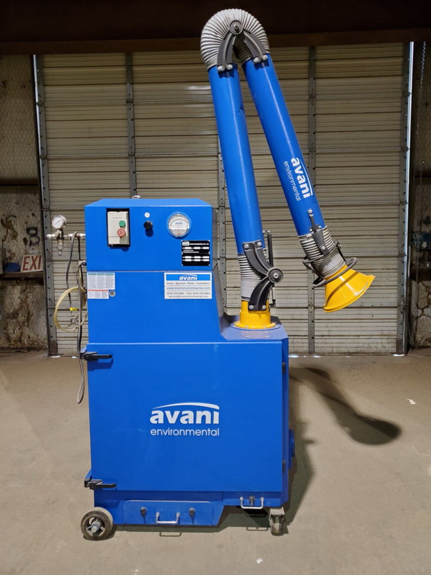 2017 Avanti SPC-2000 Portable Dust Collector 1-1/2HP, 120V, 60HZ, 1PH, 14A, 3450RPM - Image 5 of 7