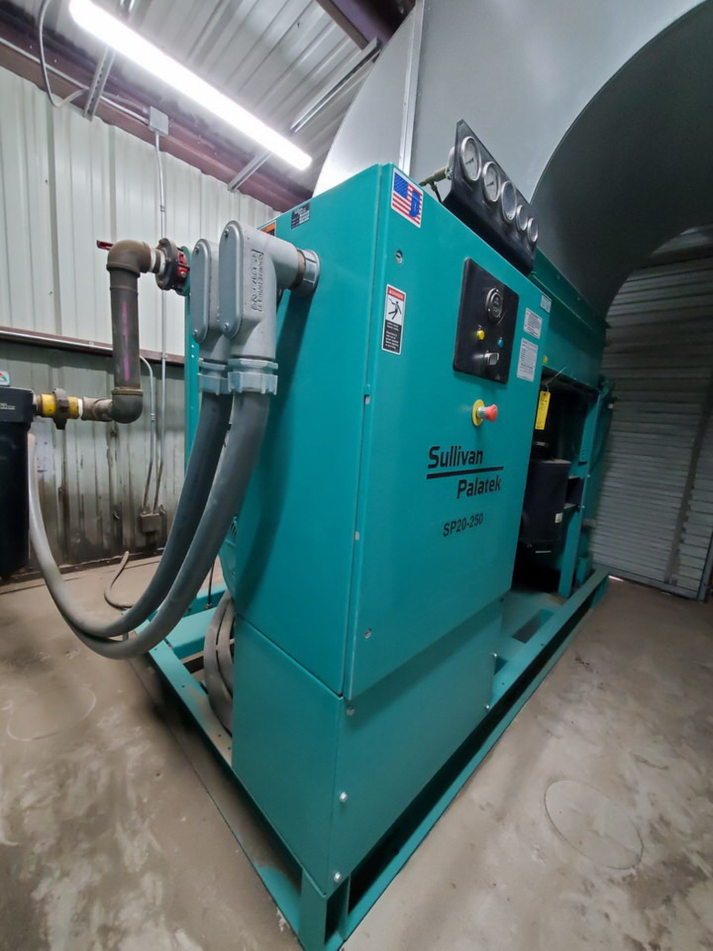 Sullivan Palatek SP20-250 Air Compressor 460V, 3PH, 60HZ, 250HP, 315/(13.8)A; 2,865hrs - Image 2 of 16