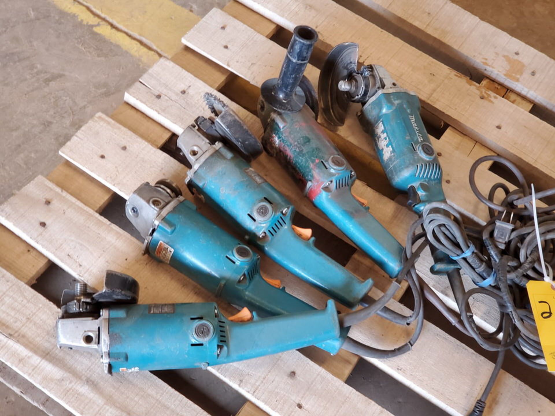 Makita (5) 5" Angle Grinders 120V, 10A - Image 2 of 4