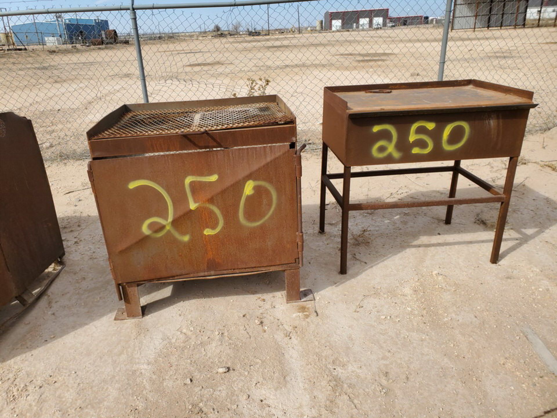 Assorted Stl Bins & Plates, Sq. Tubing - Image 5 of 9