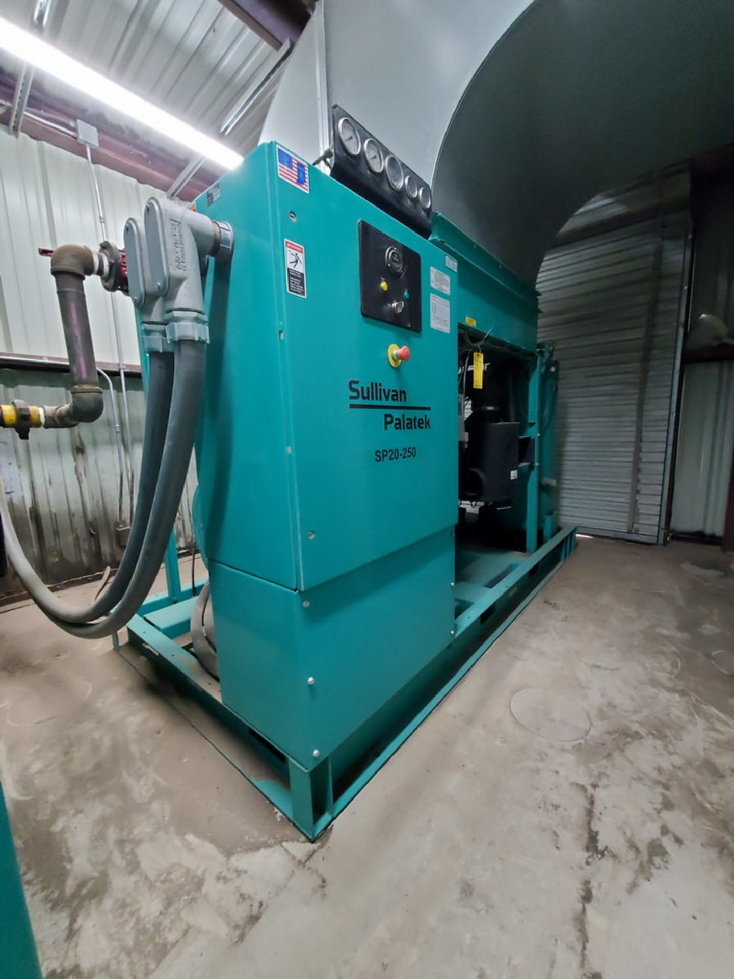 Sullivan Palatek SP20-250 Air Compressor 460V, 3PH, 60HZ, 250HP, 315/(13.8)A; 2,865hrs - Image 13 of 16