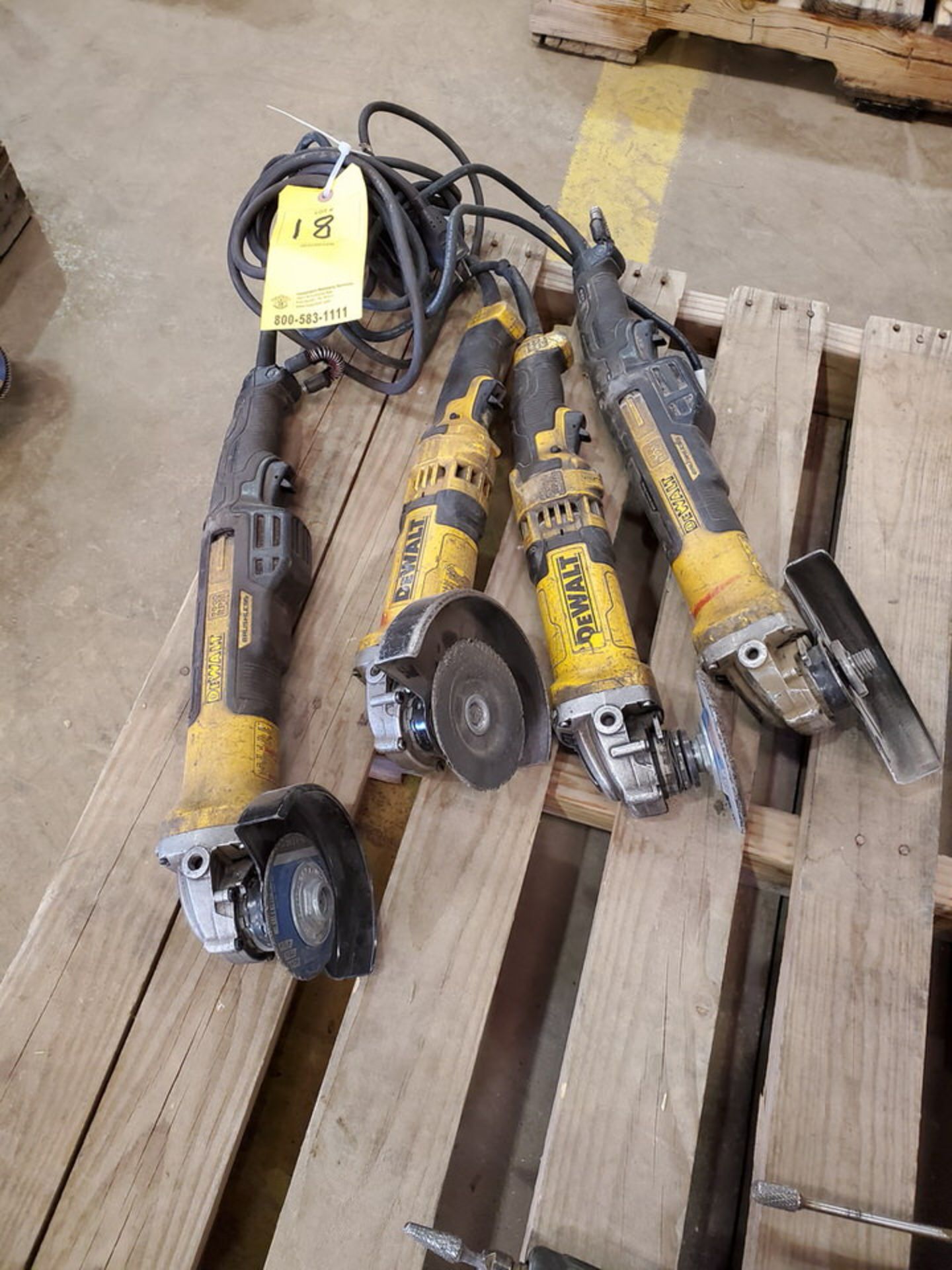 Dewalt (4) 6" Angle Grinders 120V, 12A - Image 4 of 5