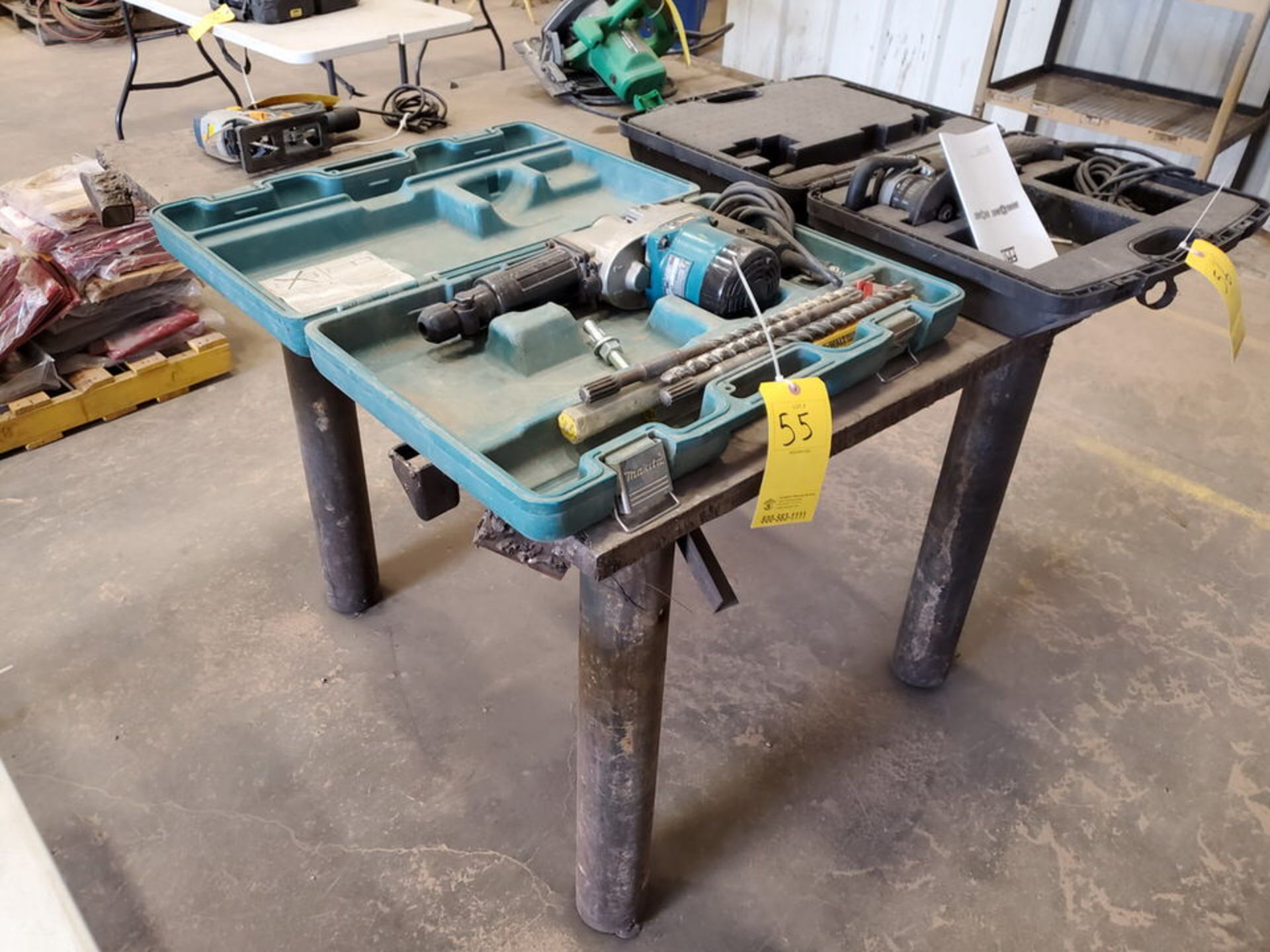 (2) Stl Welding Tables (1) 72" x 72" x 37'H; (1) 51" x 54" x 37"H - Image 8 of 8