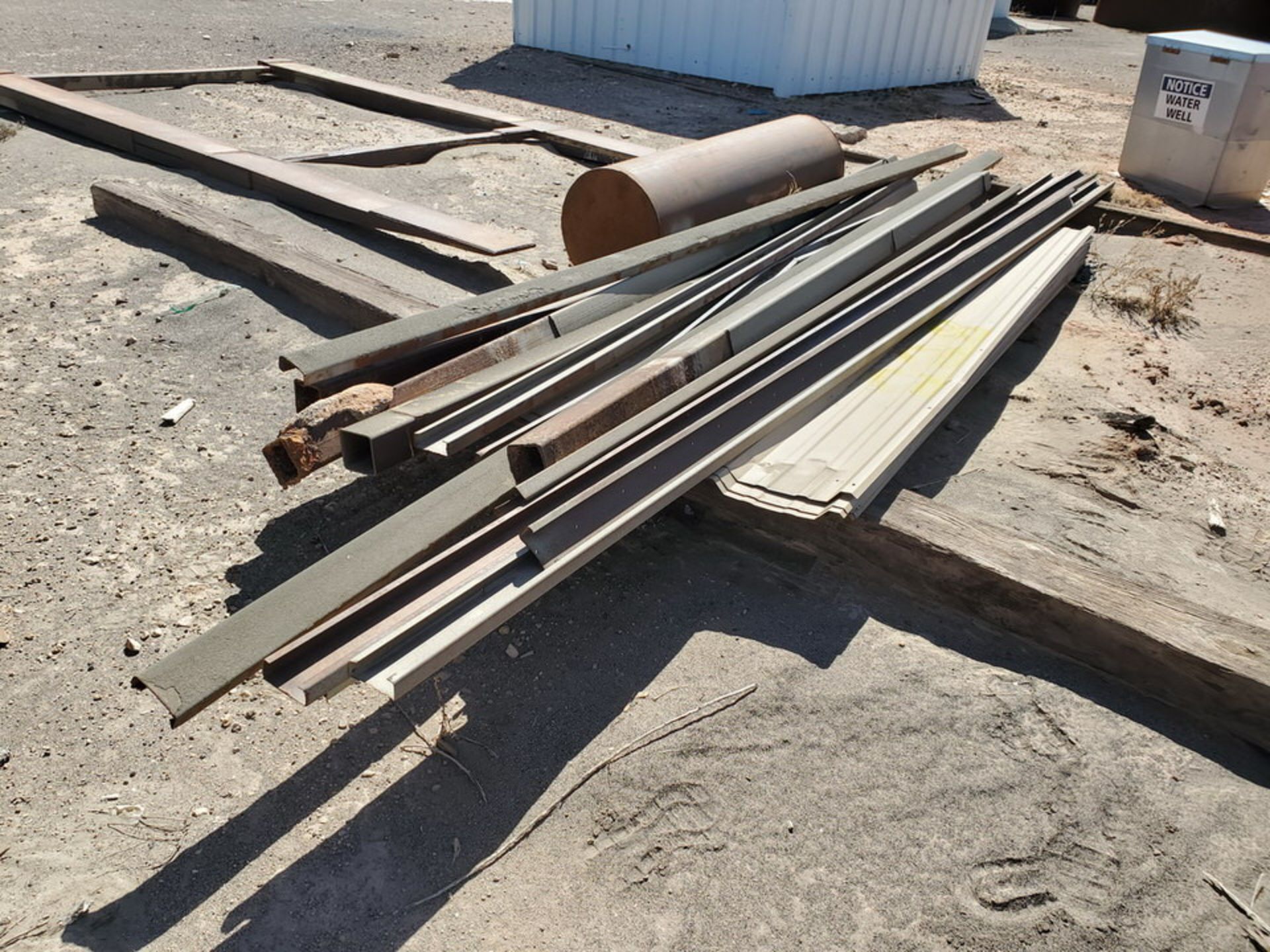 Assorted Material To Include But Not Limited To: Roller, Siding, Channel, Sq. Tubing, etc.