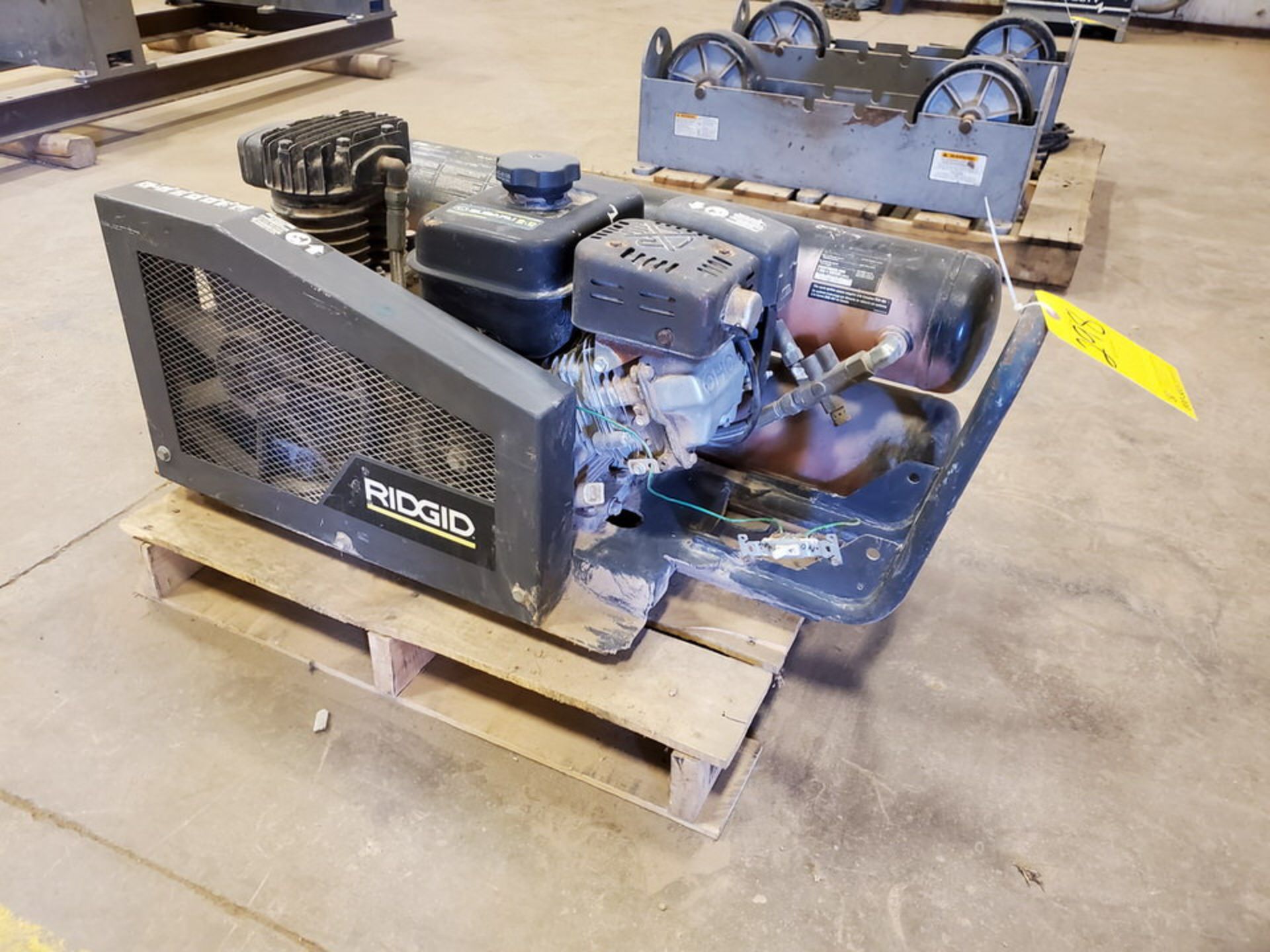 Ridgid Gas Wheelbarrow Compressor 8Gal, 145psi, 10.2SCFM@90psi; W/ Subaru 6.0 Motor