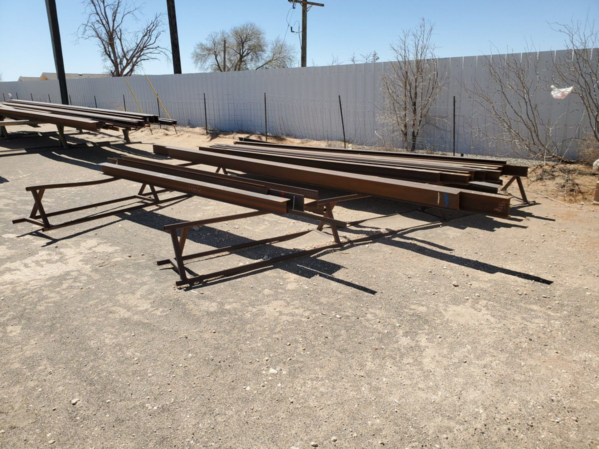 I-Beams Size Range: 5" - 10"Dia, 6'7" - 24'2"L W/ Rack - Image 2 of 16