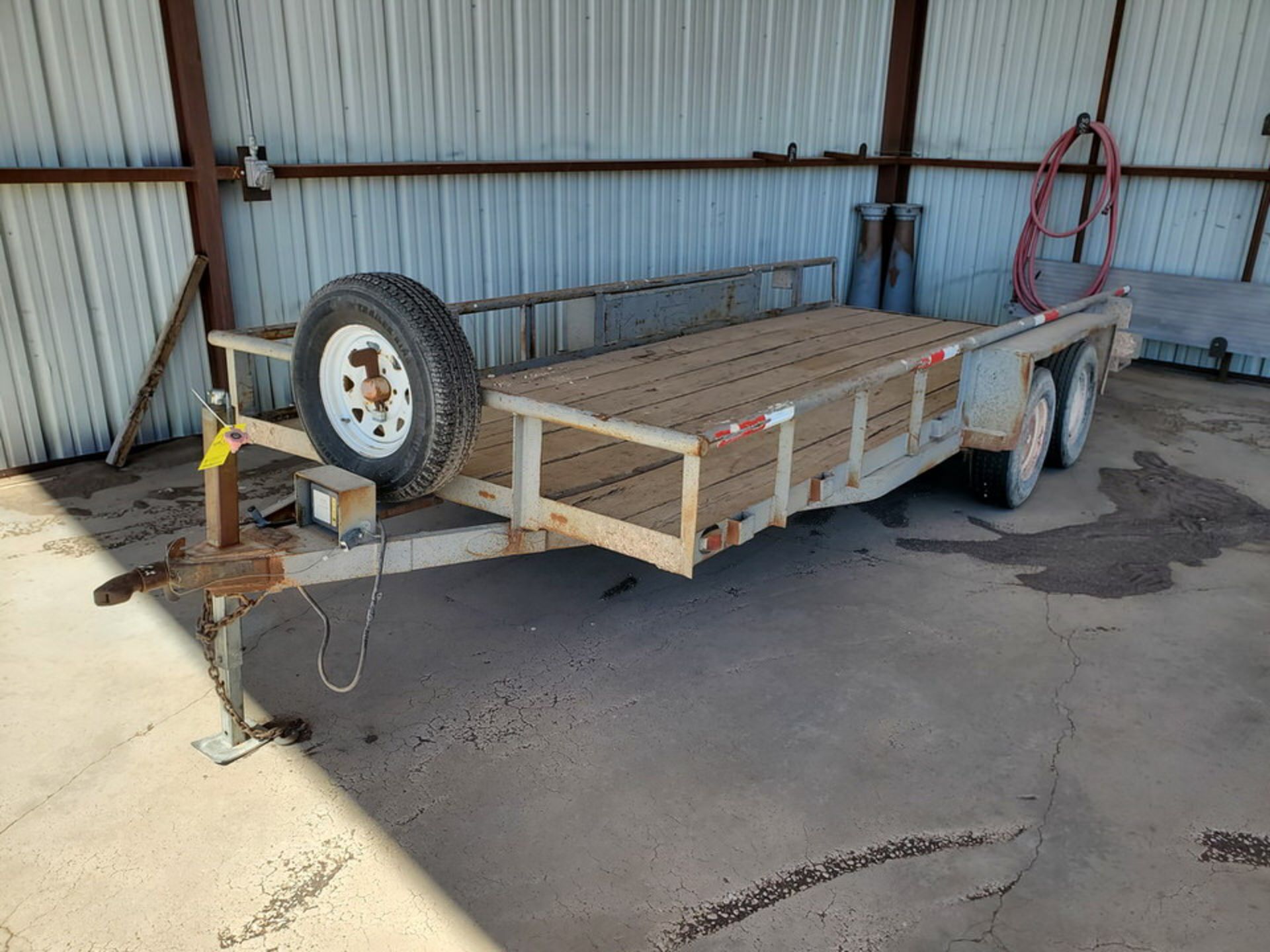 18' x 7' Trailer TX Plates: 298-704J; W/ 2" Ball