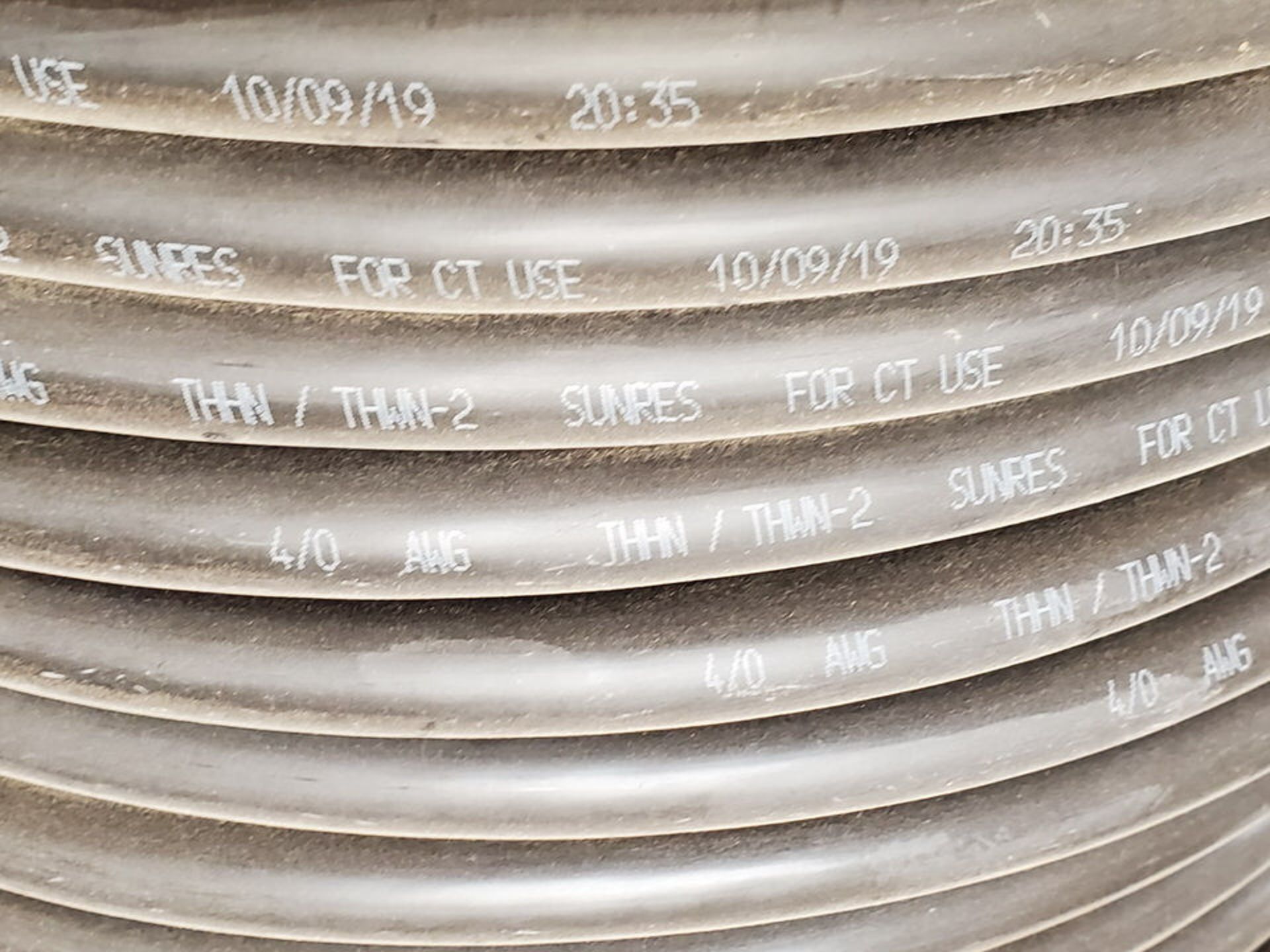 (3) Spools Assorted Wire 4 AWG & Other - Image 6 of 12