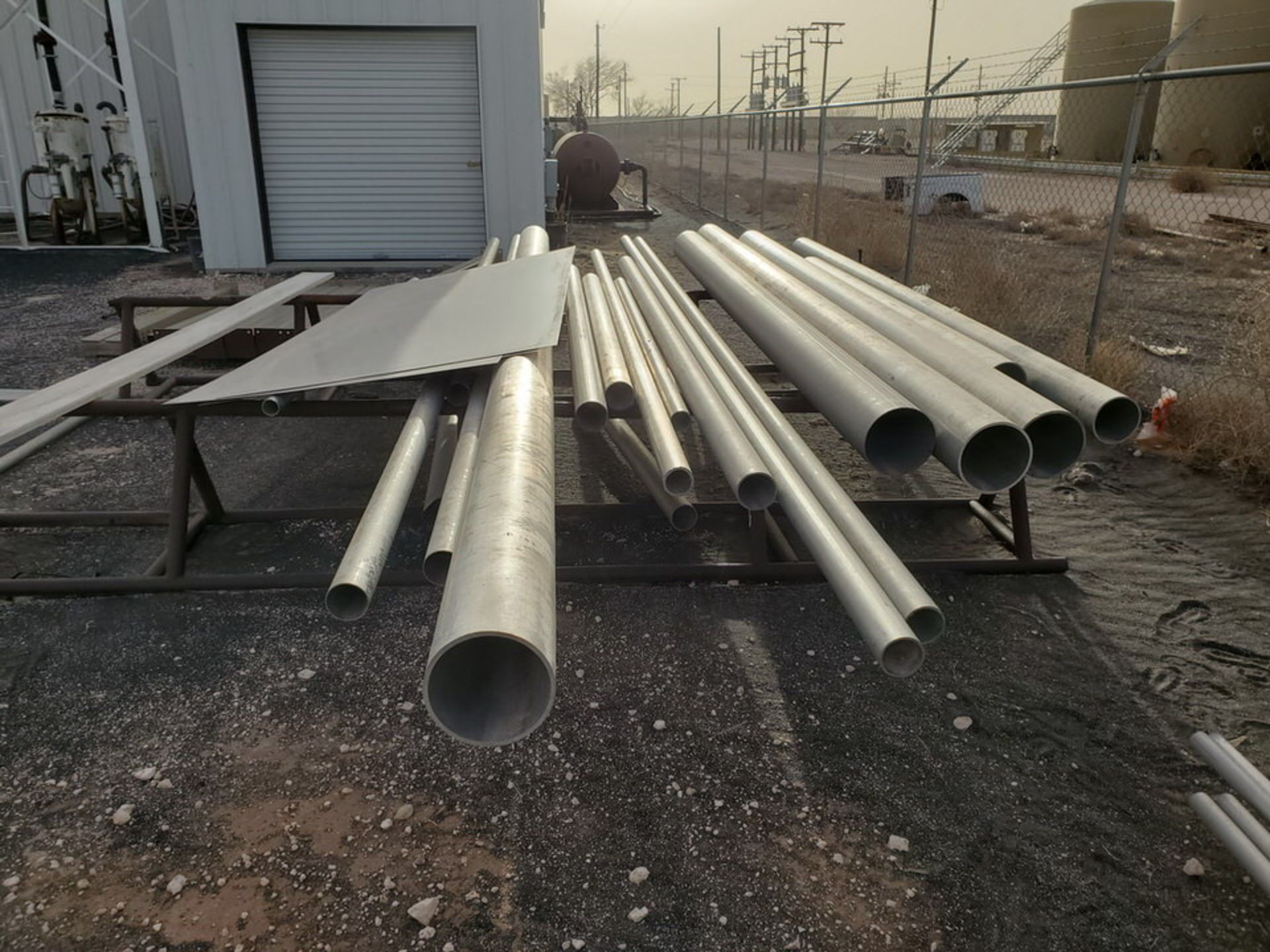 Assorted Matl. To Include But Not Limited To: S/S Flat Bar, Pipe & Sheets (Rack Excluded) - Image 8 of 22