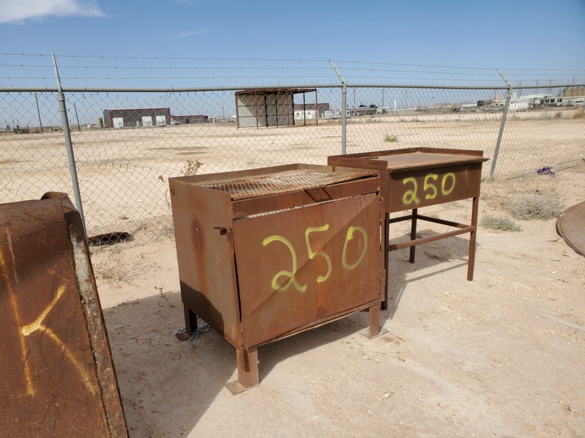 Assorted Stl Bins & Plates, Sq. Tubing - Image 6 of 9