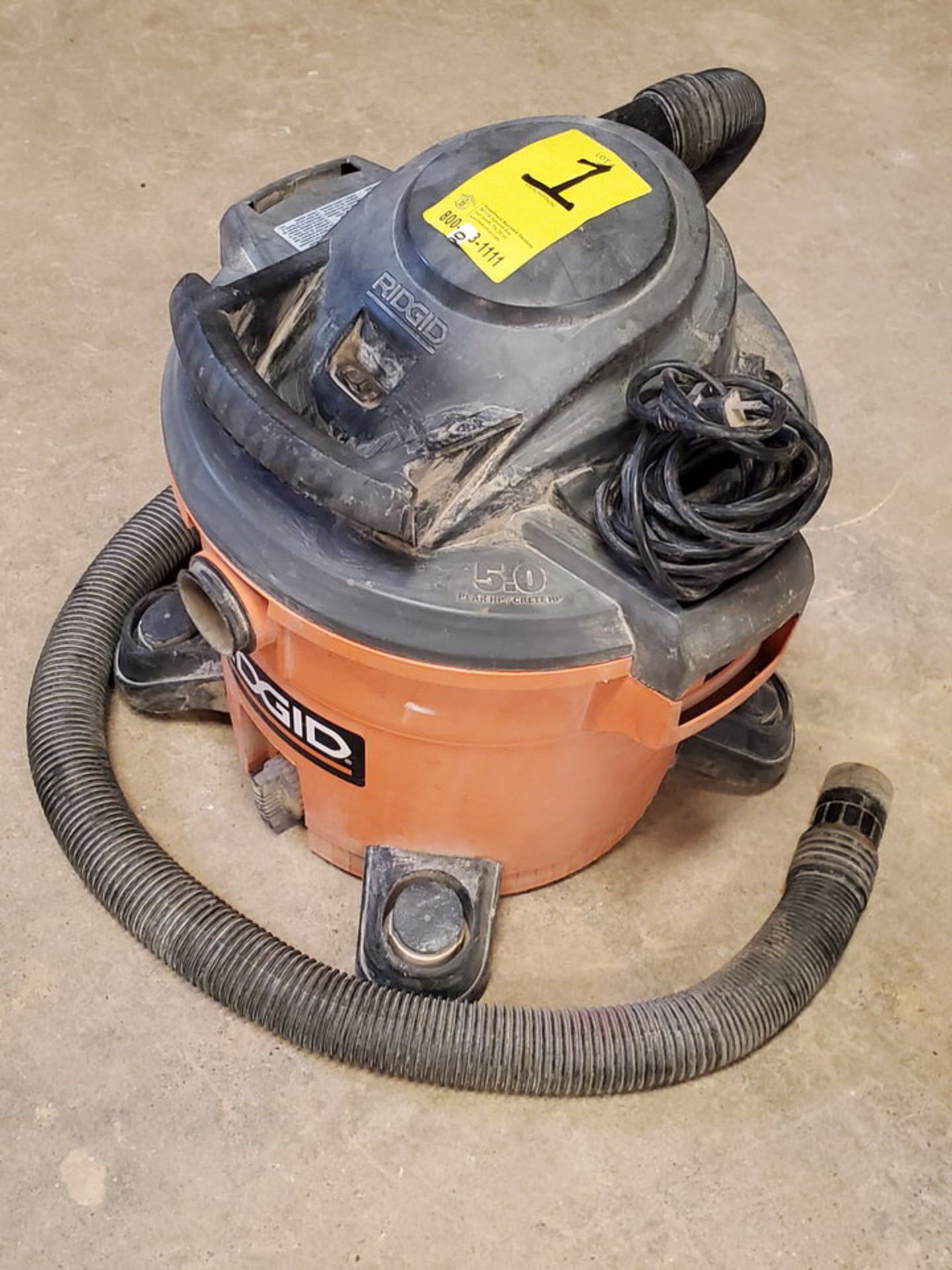 Ridgid Shop Vac - Image 2 of 3