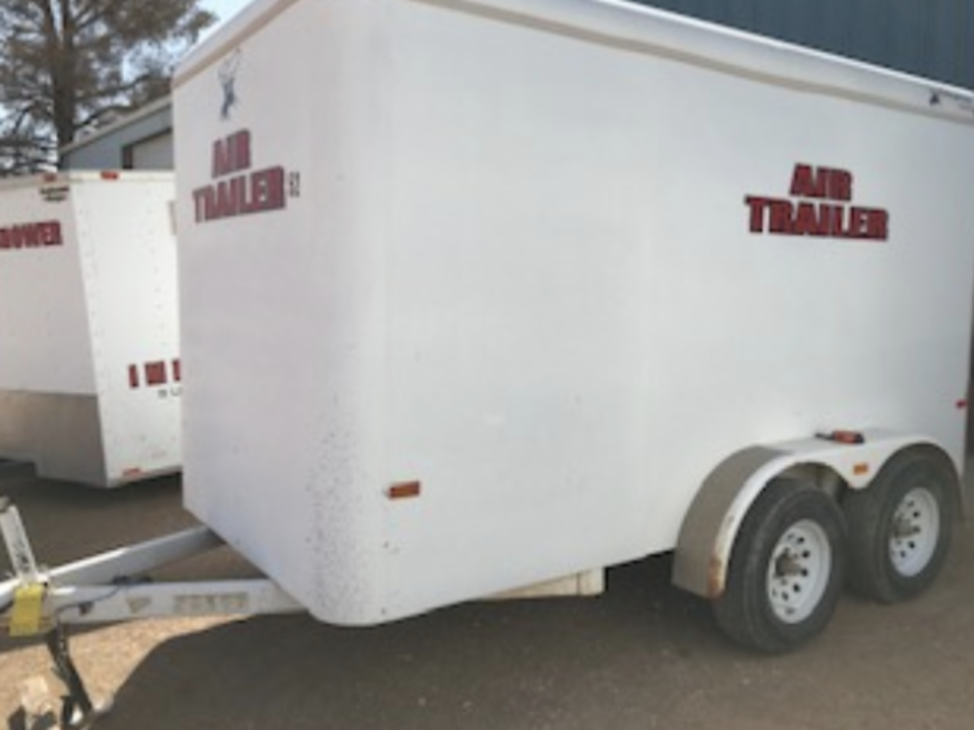 Enclosed Trailer, Air Tanks, Shelves - Image 2 of 4