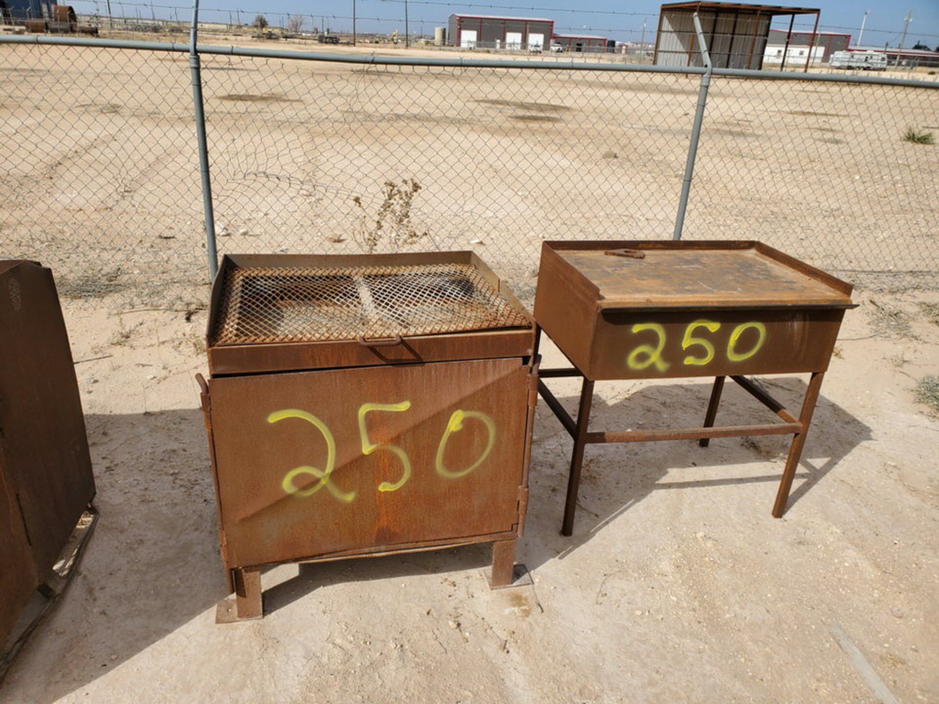 Assorted Stl Bins & Plates, Sq. Tubing - Image 8 of 9