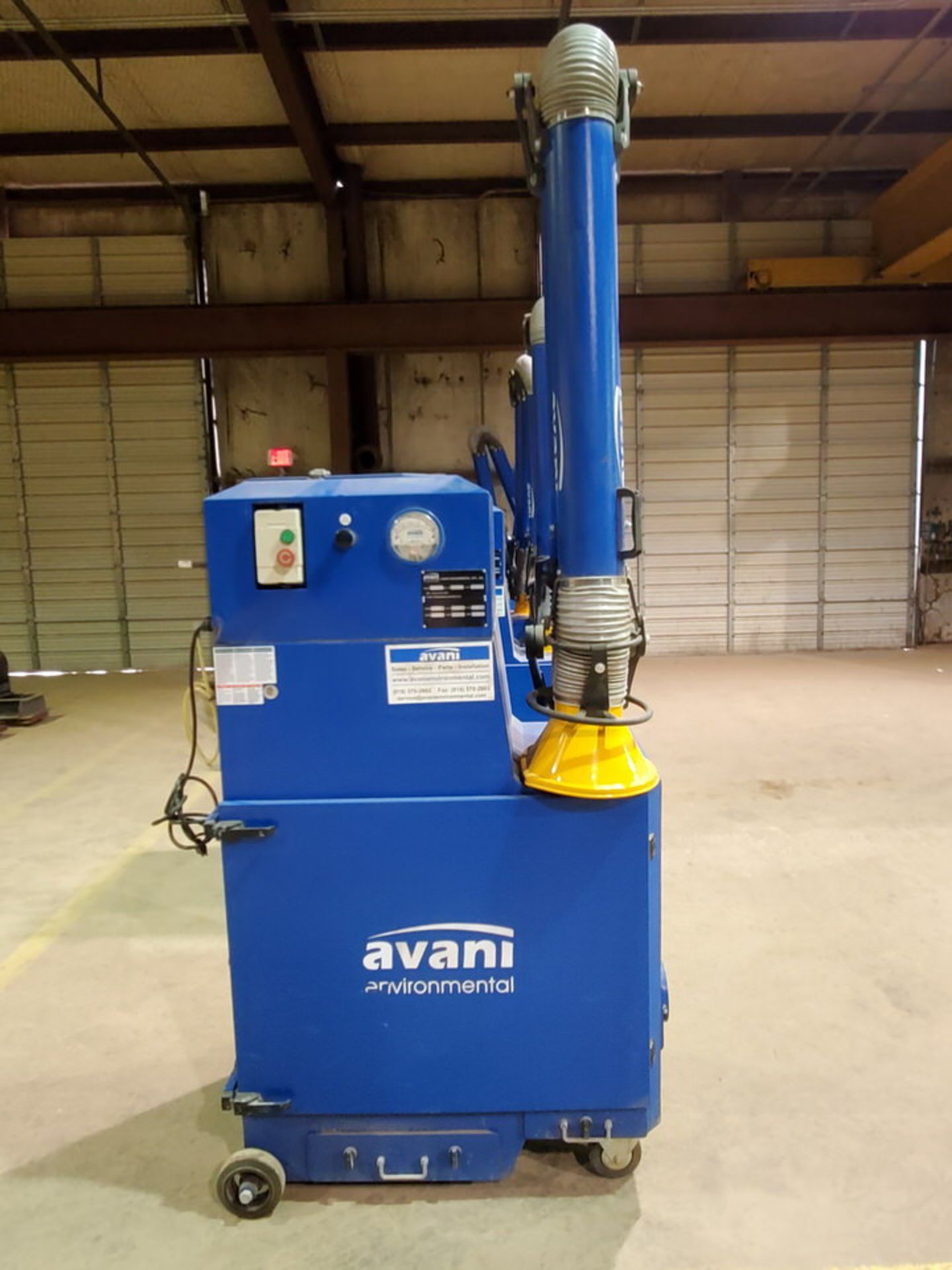 2017 Avanti SPC-2000 Portable Dust Collector 1-1/2HP, 120V, 60HZ, 1PH, 14A, 3450RPM - Image 5 of 7