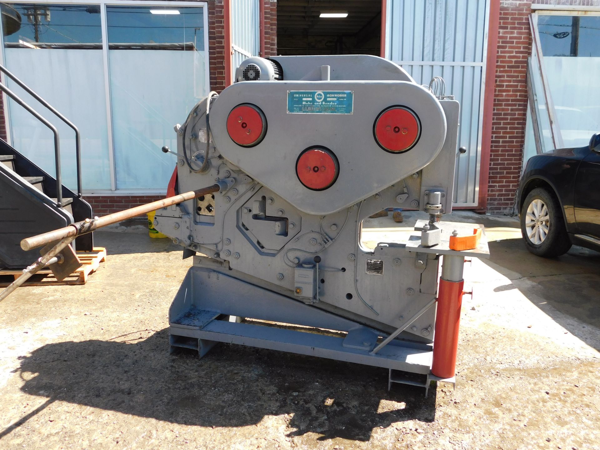 MUBEA 44 TON IRONWORKER, 1/2" CAPACITY (LOCATION: 110 S Witte Poteau, OK 74953)