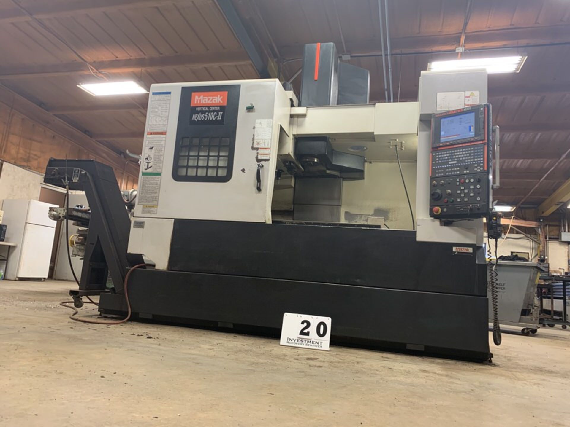 2008 MAZAK NEXUS 510C-II VERTICAL MACHINING CENTER, MAZATROL MATRIX CONTROLS, 30 TOOL ATC - Image 2 of 11