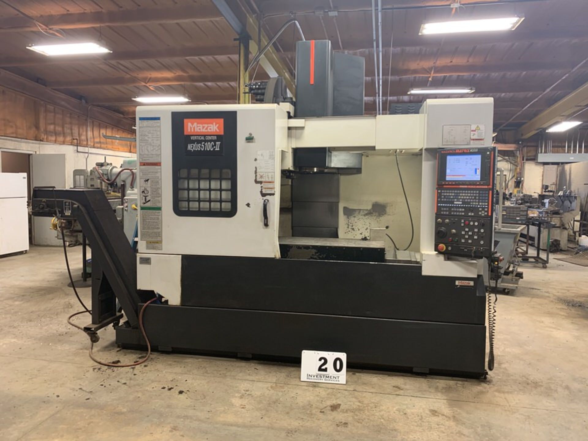 2008 MAZAK NEXUS 510C-II VERTICAL MACHINING CENTER, MAZATROL MATRIX CONTROLS, 30 TOOL ATC