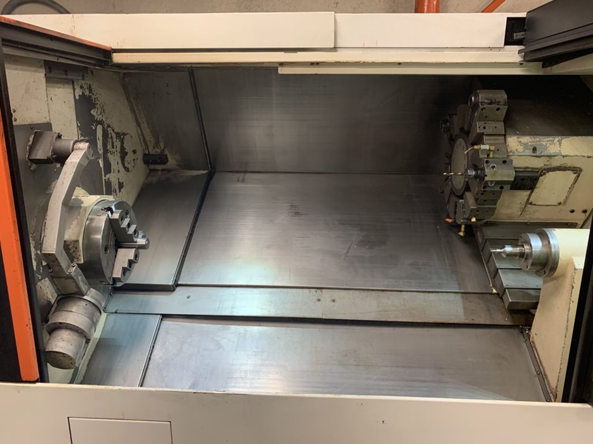 2012 MAZAK QUICK TURN SMART 350 CNC LATHE, MAZATROL SMART CONTROL, 12 POSITION TURRENT - Image 3 of 7