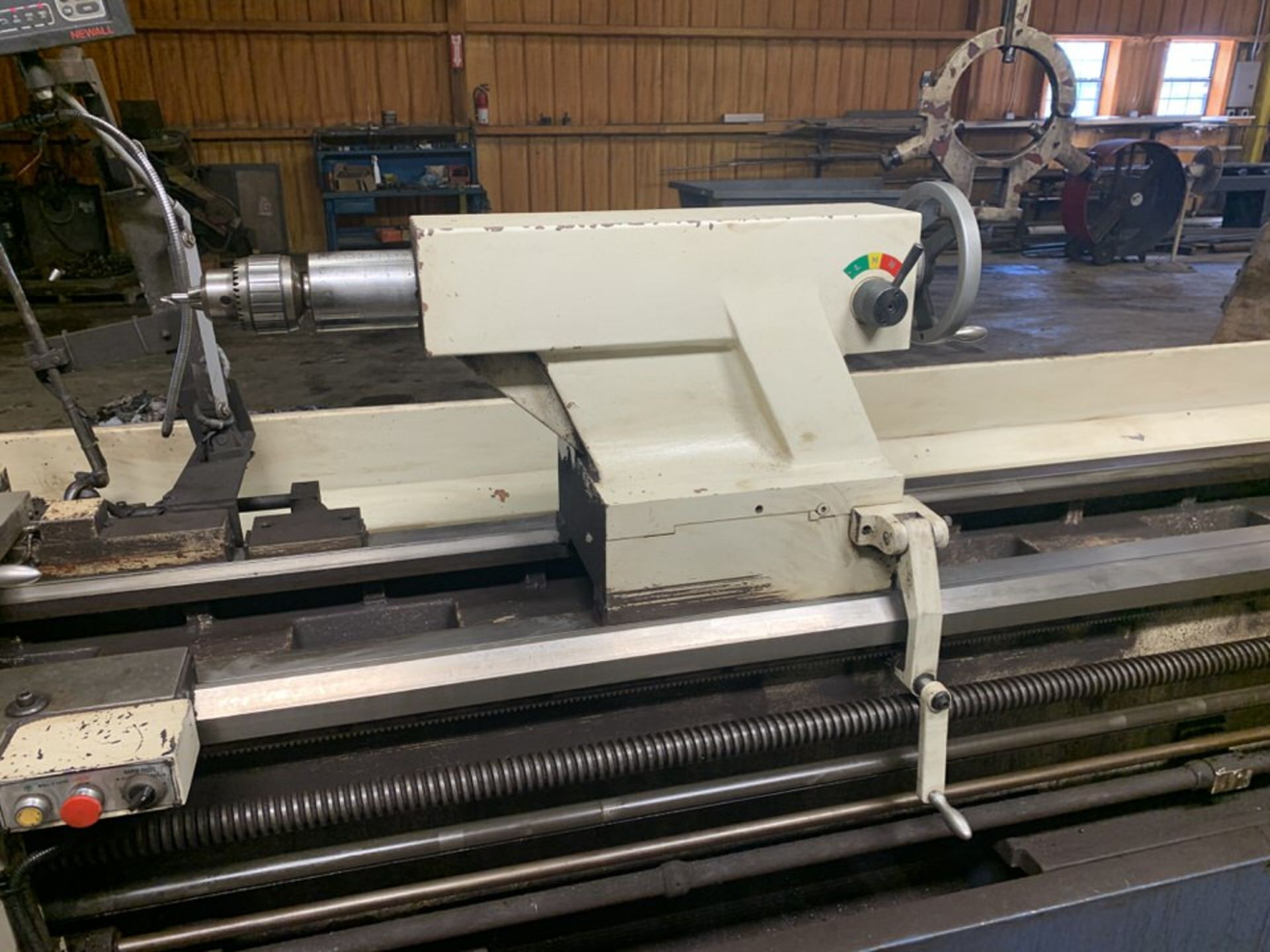 SUMMIT ENGINE LATHE, MDL: 33X9X160, APPROX 24" SWING X 160" CENTERS, - Image 8 of 11